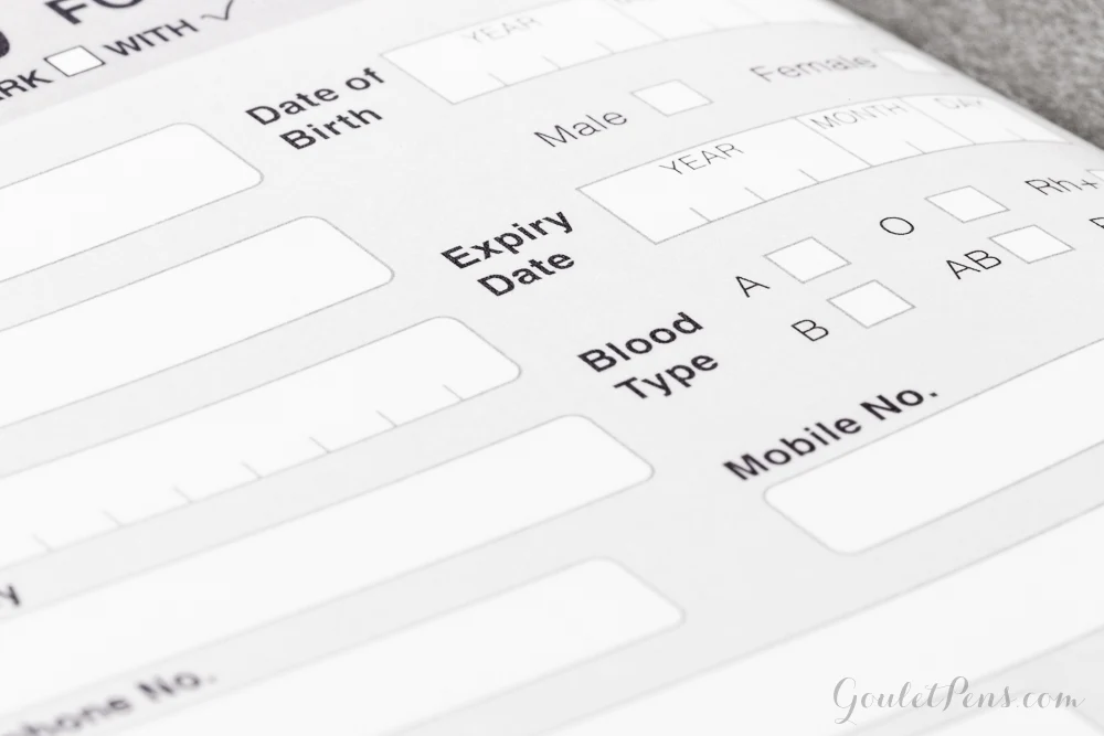 Traveler's Notebook Regular Refill 017 - Monthly Planner - Image 6