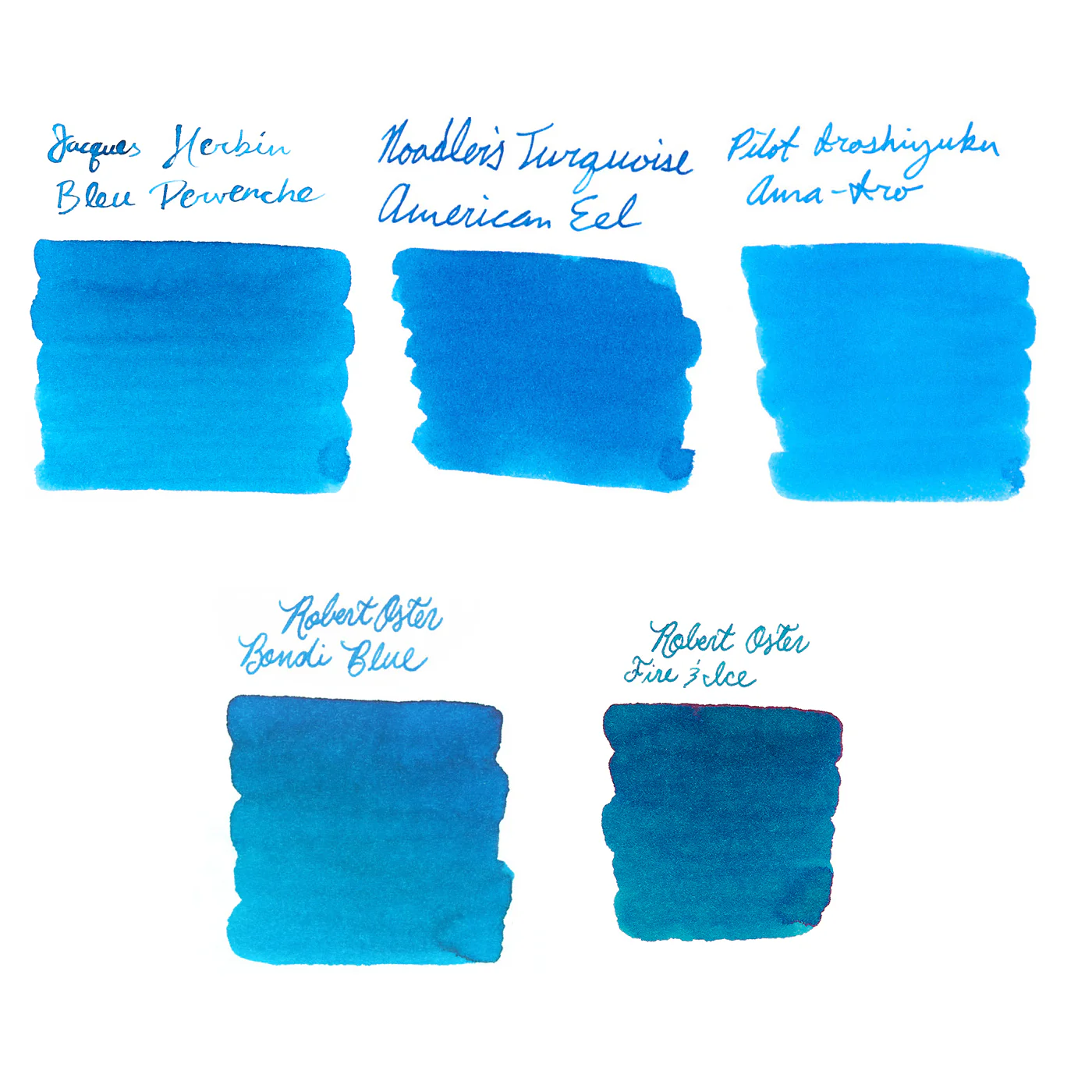 Turquoise Ink Sample Bundle