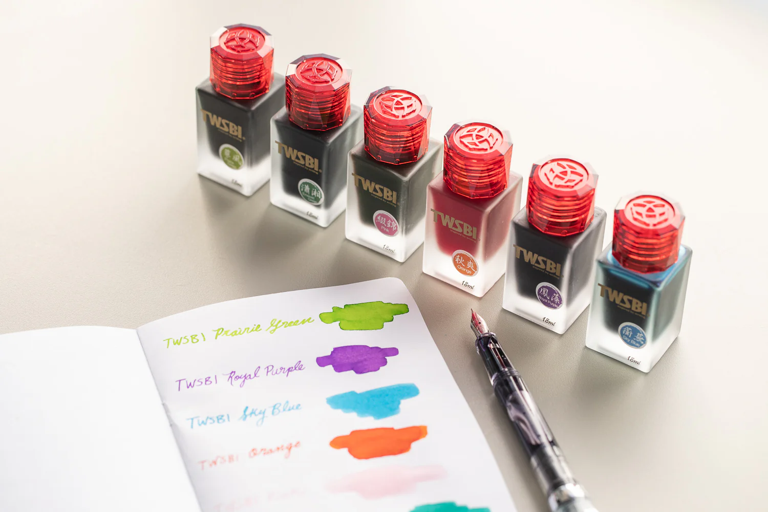 TWSBI 1791 Orange - 18ml Bottled Ink - Image 4