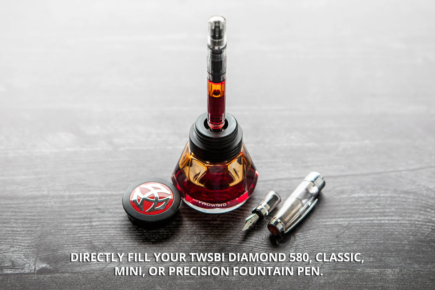TWSBI Diamond 50 Ink Bottle - Polished AL - Image 5