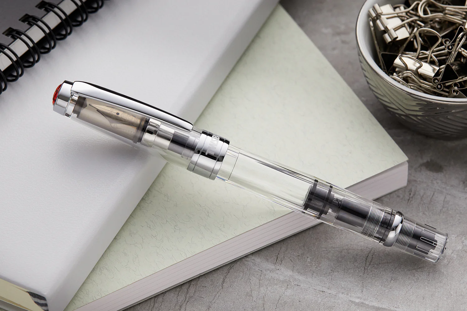 TWSBI Diamond 580 Fountain Pen - Clear - Image 8