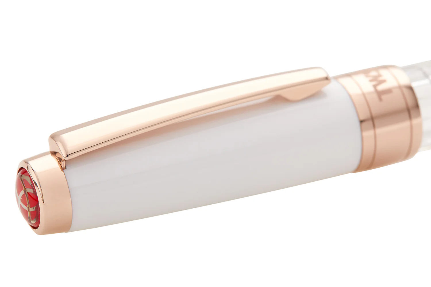 TWSBI Diamond 580 Fountain Pen - White RoseGold II - Image 5