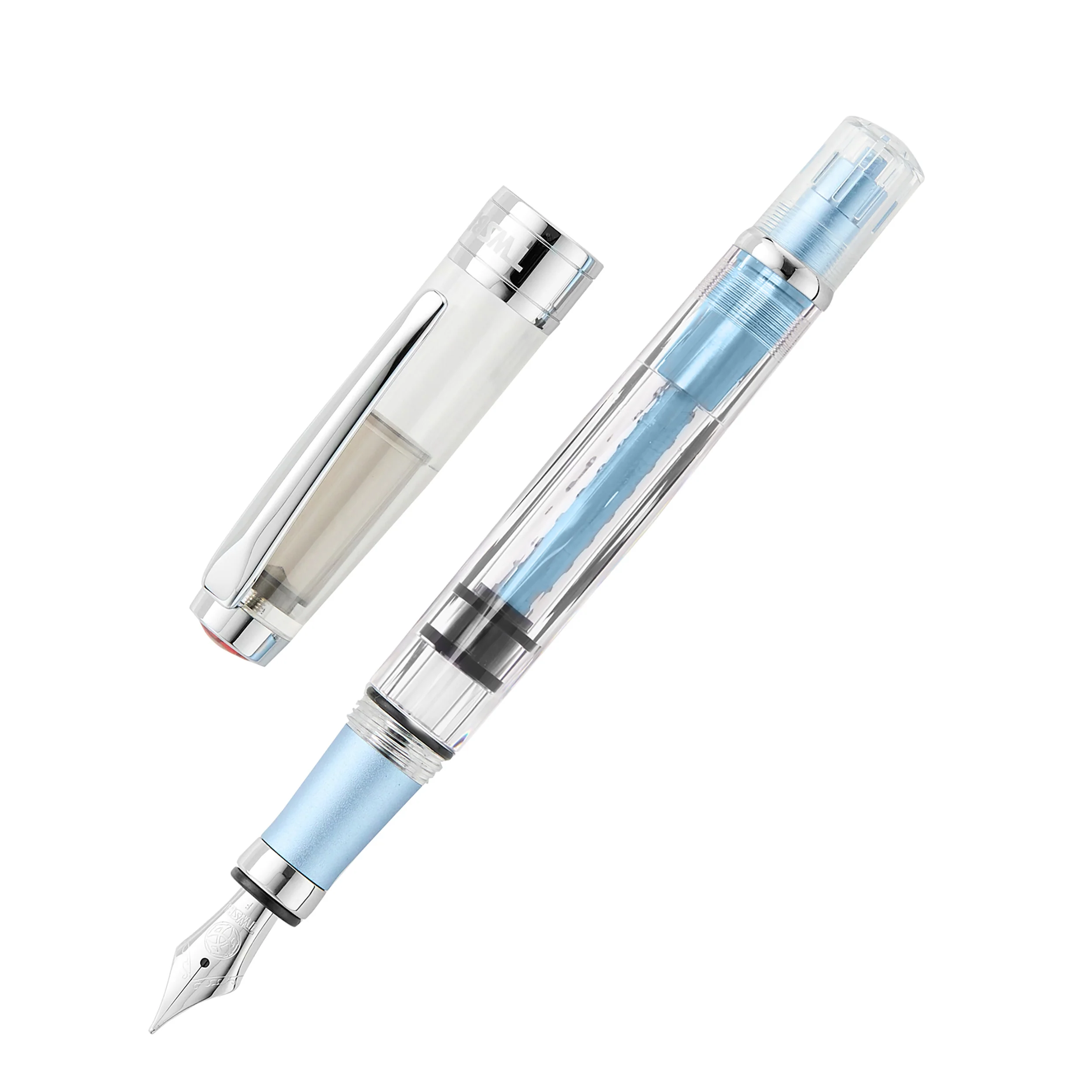 TWSBI Diamond 580AL Fountain Pen - Iceberg Blue - Image 3