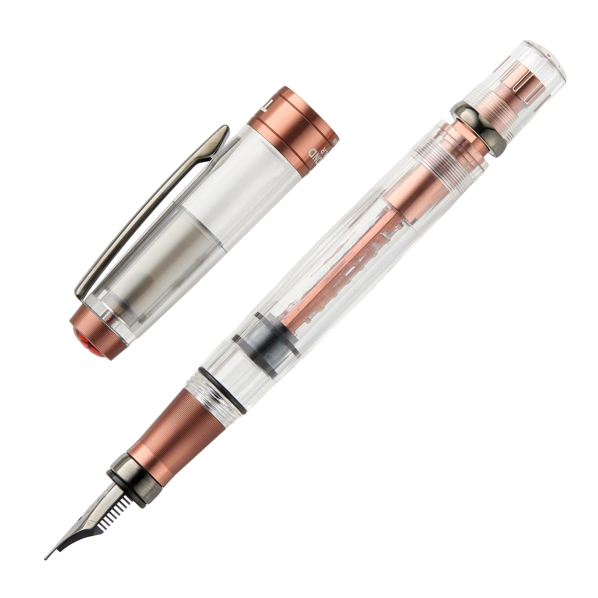 TWSBI Diamond 580ALR Fountain Pen - Affogato w/ Onyx - Image 3