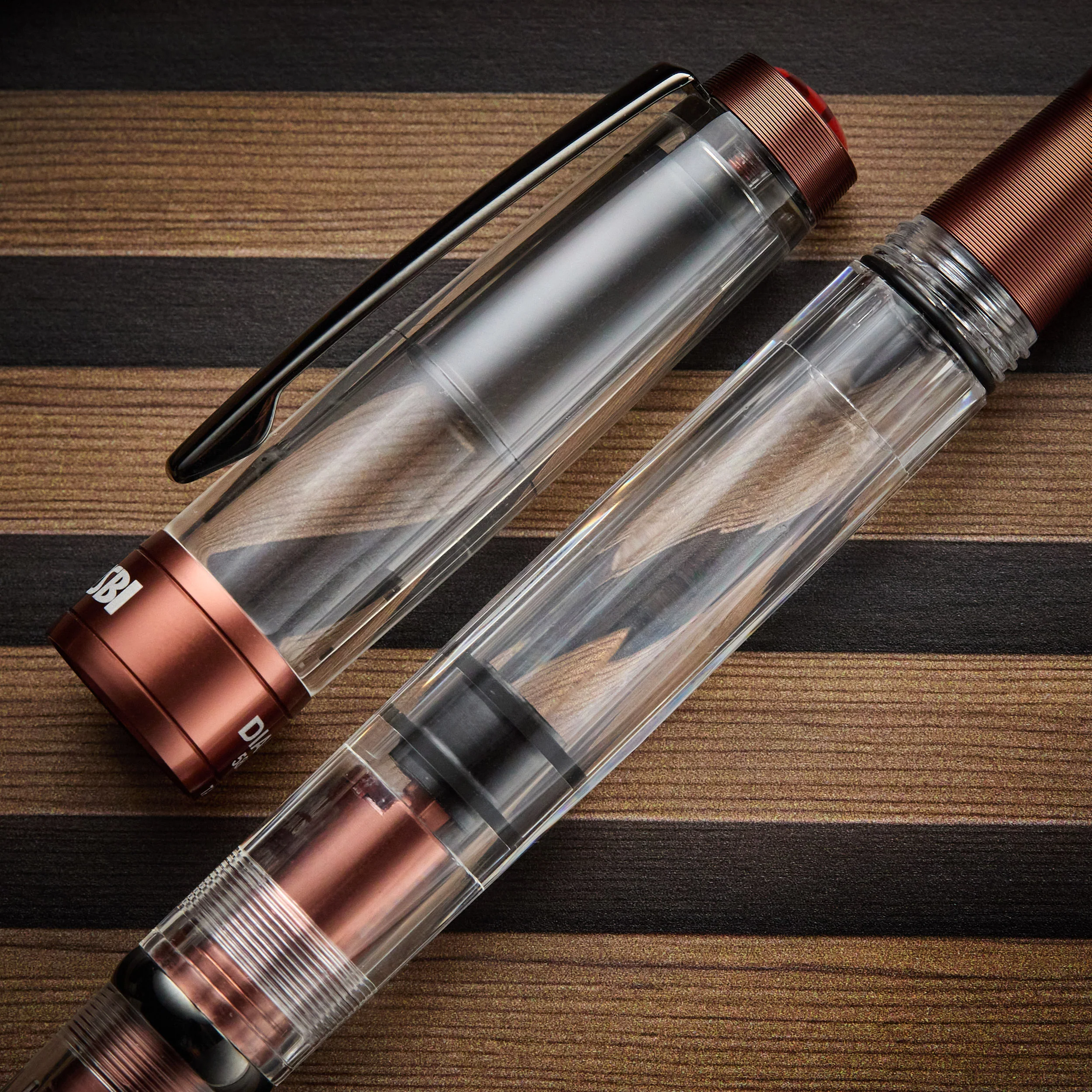 TWSBI Diamond 580ALR Fountain Pen - Affogato w/ Onyx - Image 7