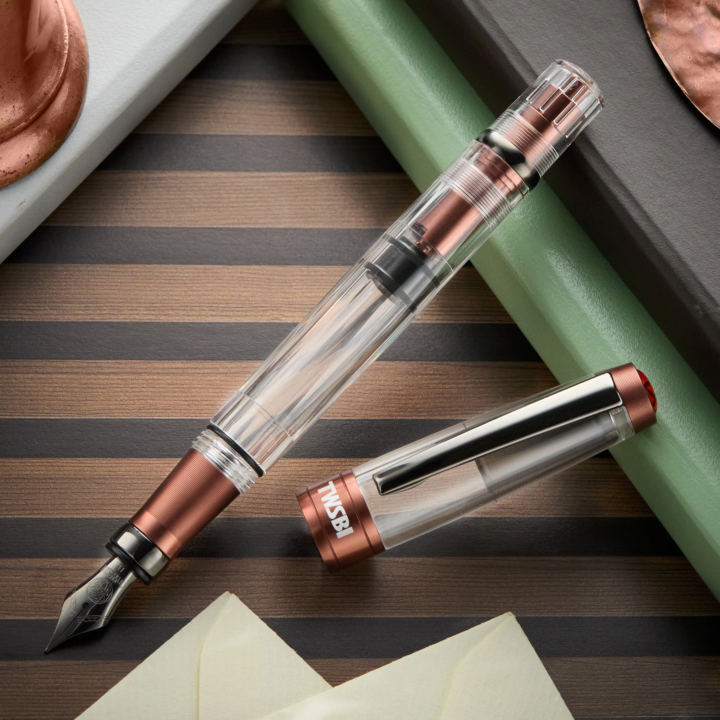 TWSBI Diamond 580ALR Fountain Pen - Affogato w/ Onyx - Image 8