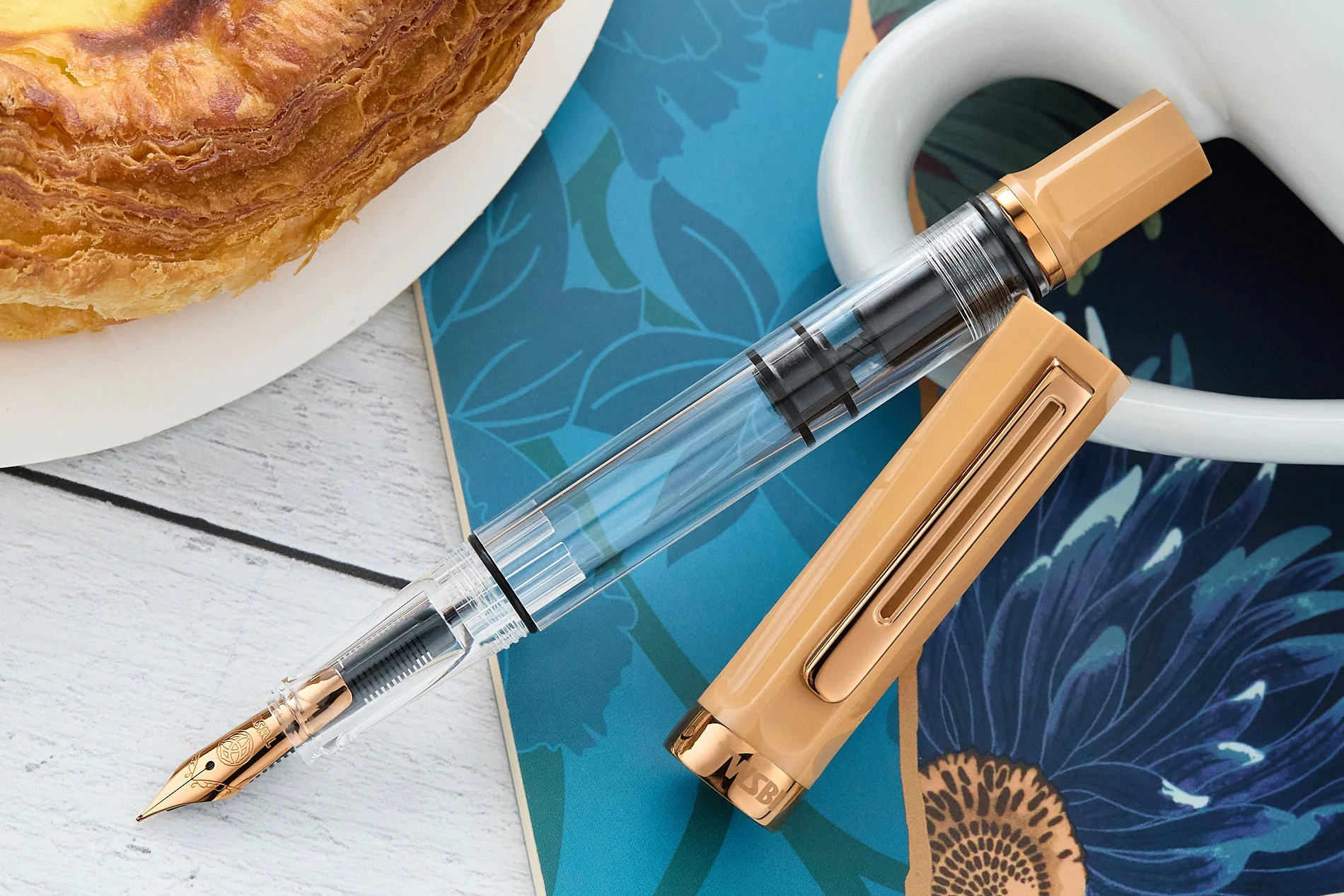 TWSBI ECO Fountain Pen - Caffè w/ Bronze Trim - Image 6