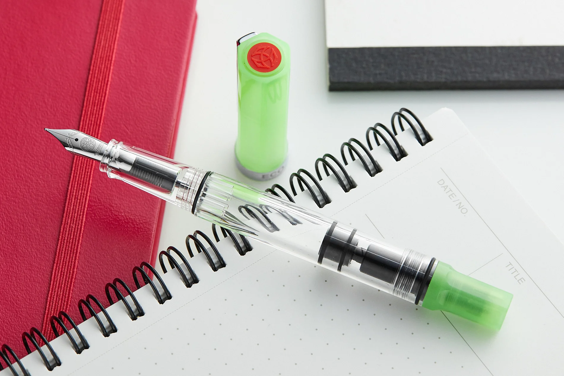 TWSBI ECO Fountain Pen - Glow Green - Image 7