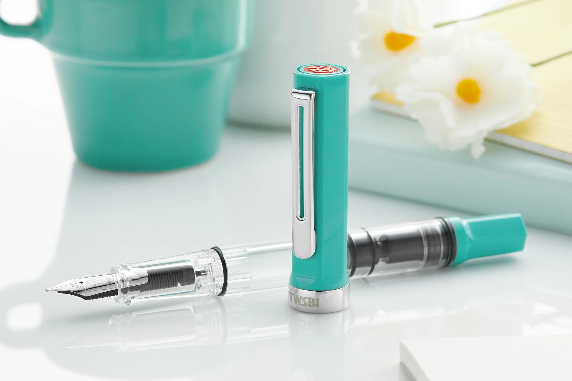 TWSBI ECO Fountain Pen - Persian Green - Image 6