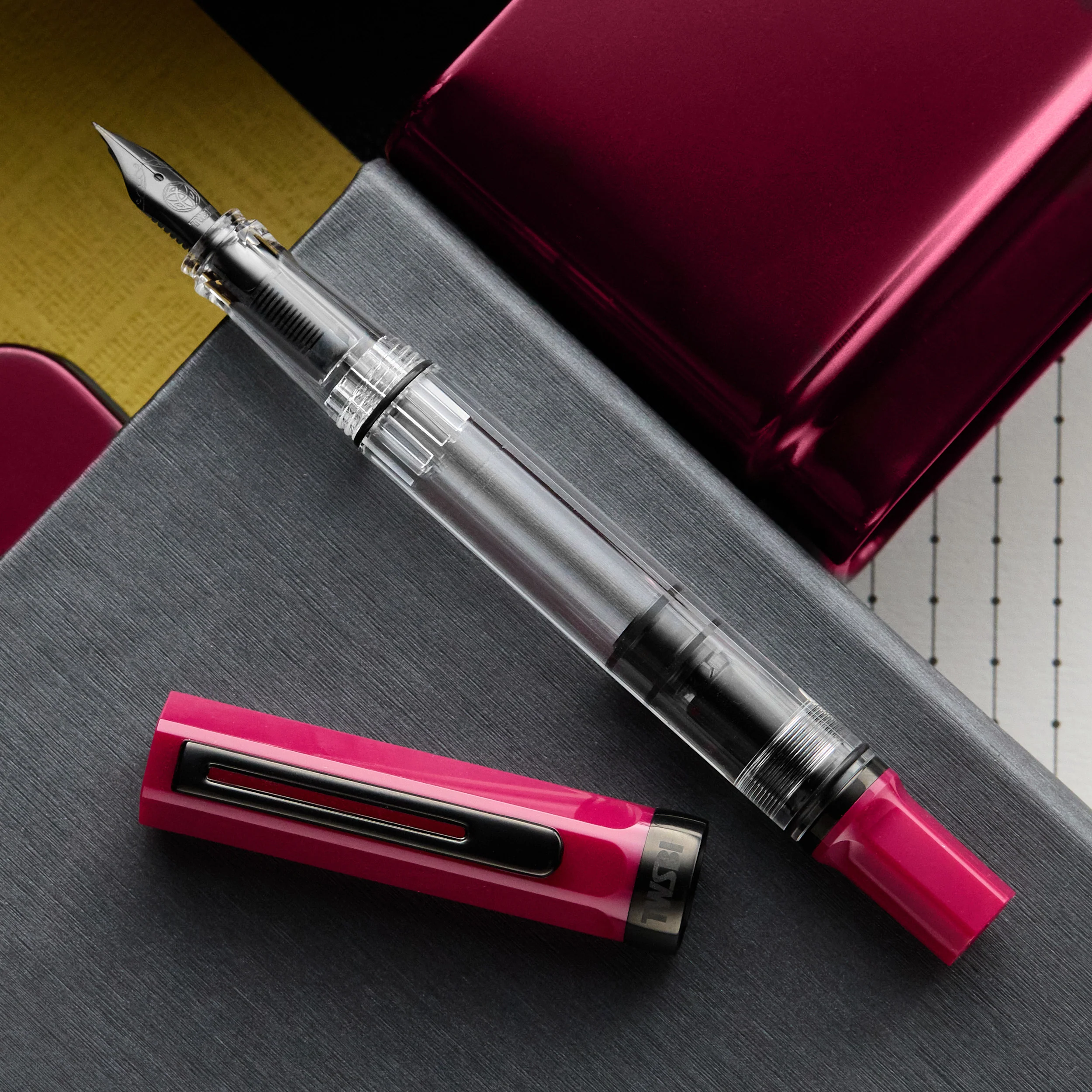 TWSBI ECO Fountain Pen - Plum w/ Onyx - Image 9
