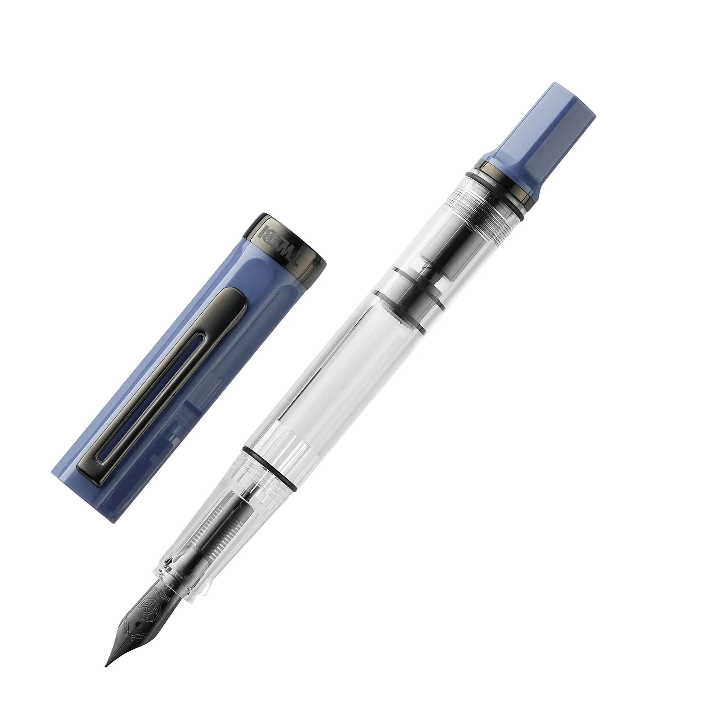 TWSBI ECO Fountain Pen - Slate Blue w/ Onyx - Image 3