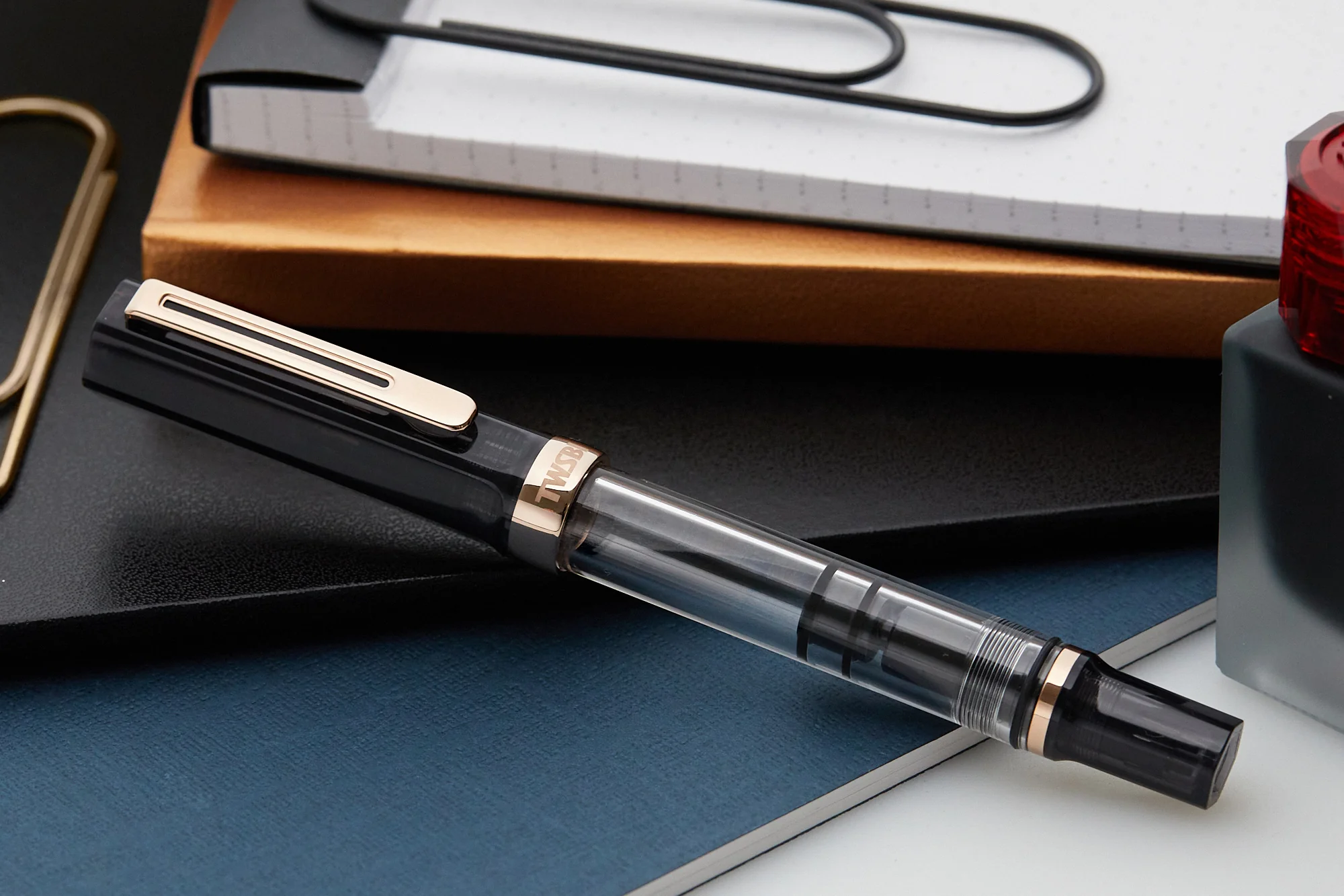 TWSBI ECO Fountain Pen - Smoke RoseGold - Image 7