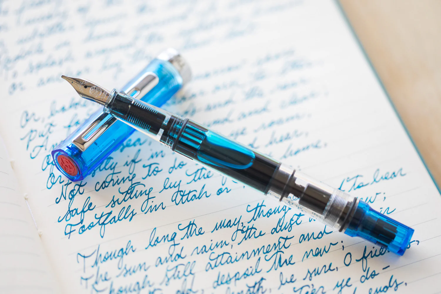 TWSBI ECO Fountain Pen - Transparent Blue - Image 6