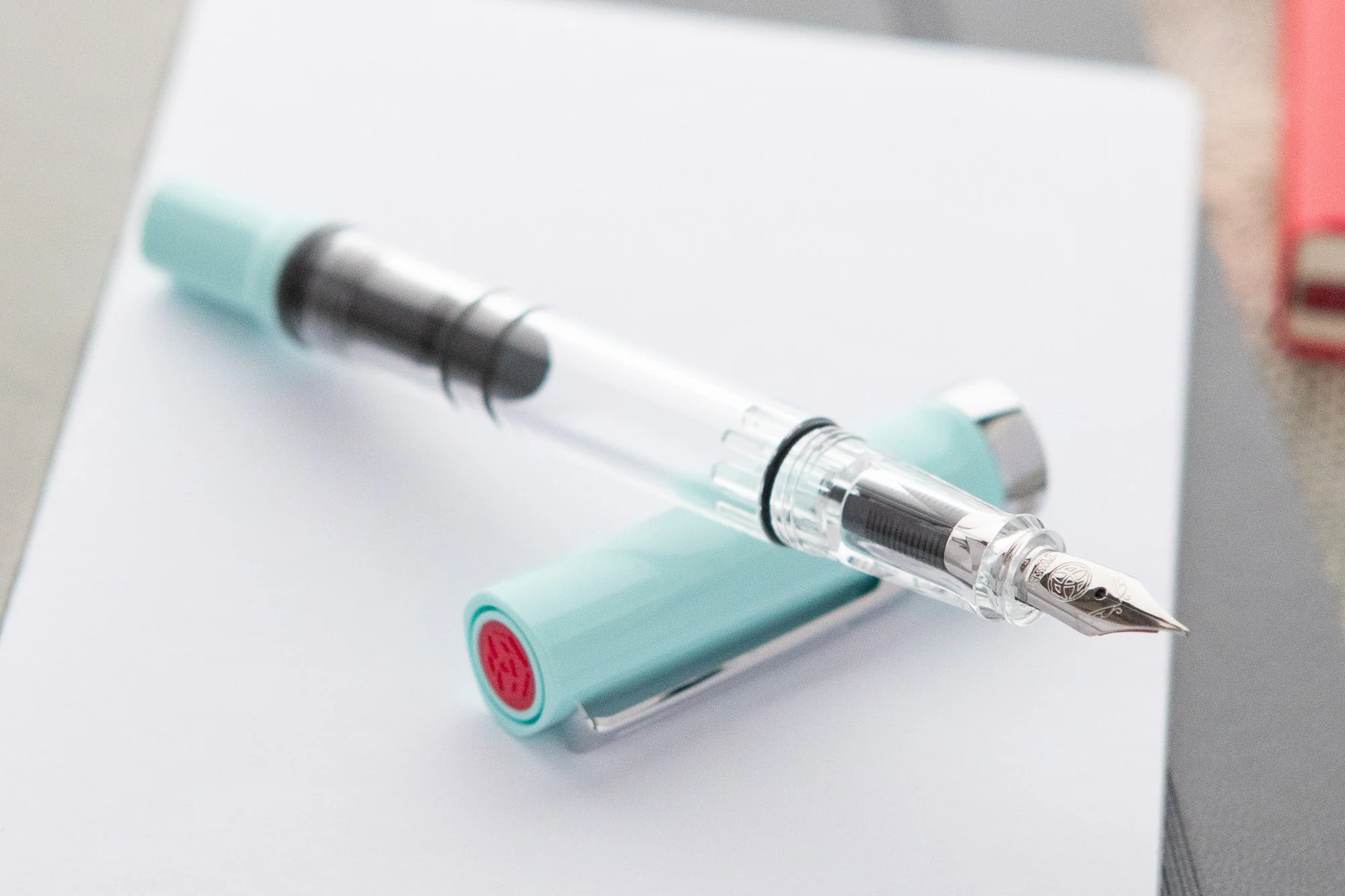 TWSBI ECO-T Fountain Pen - Mint Blue - Image 11