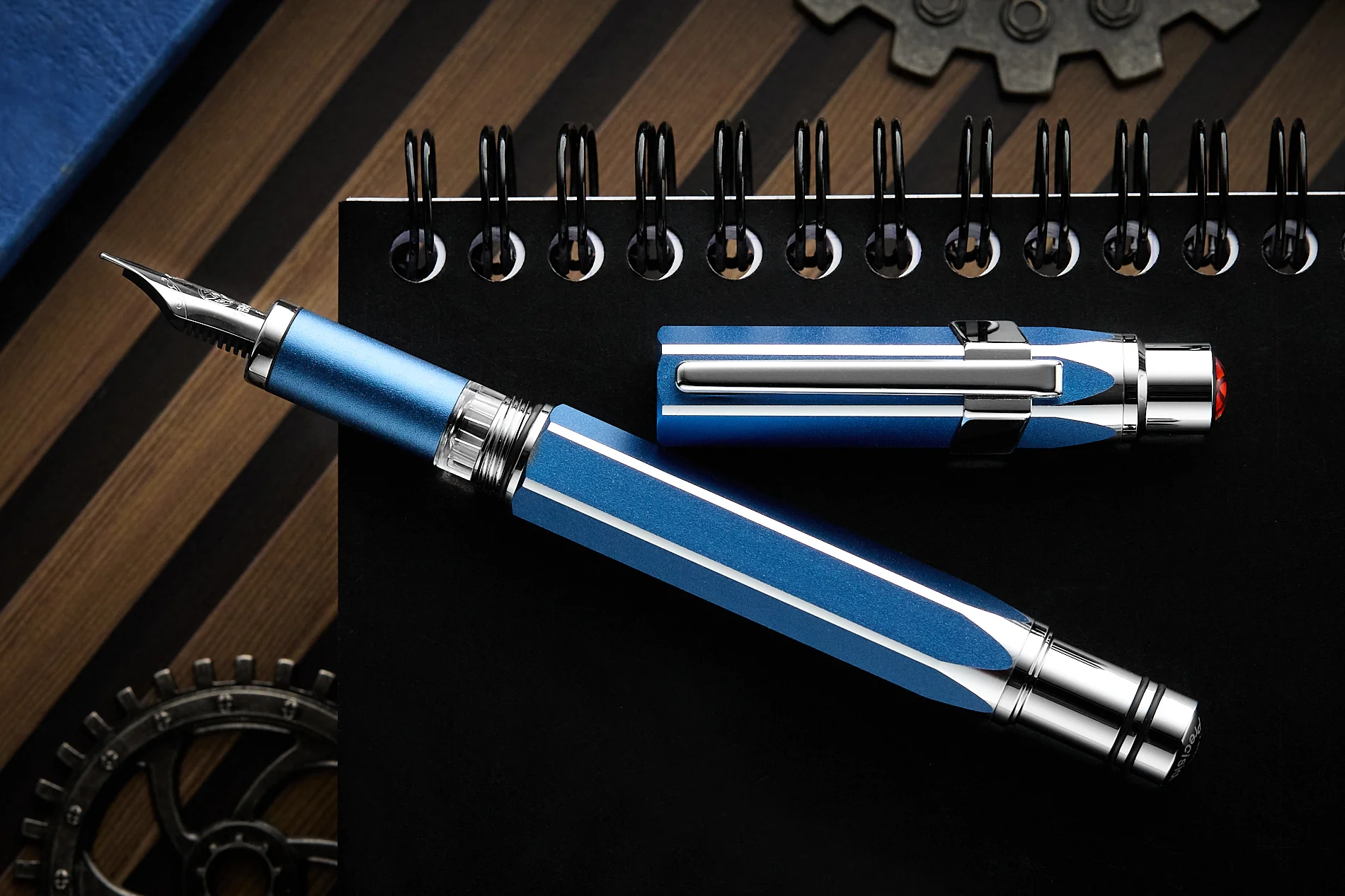 TWSBI Precision Fountain Pen - Gemini Blue (Special Edition) - Image 5