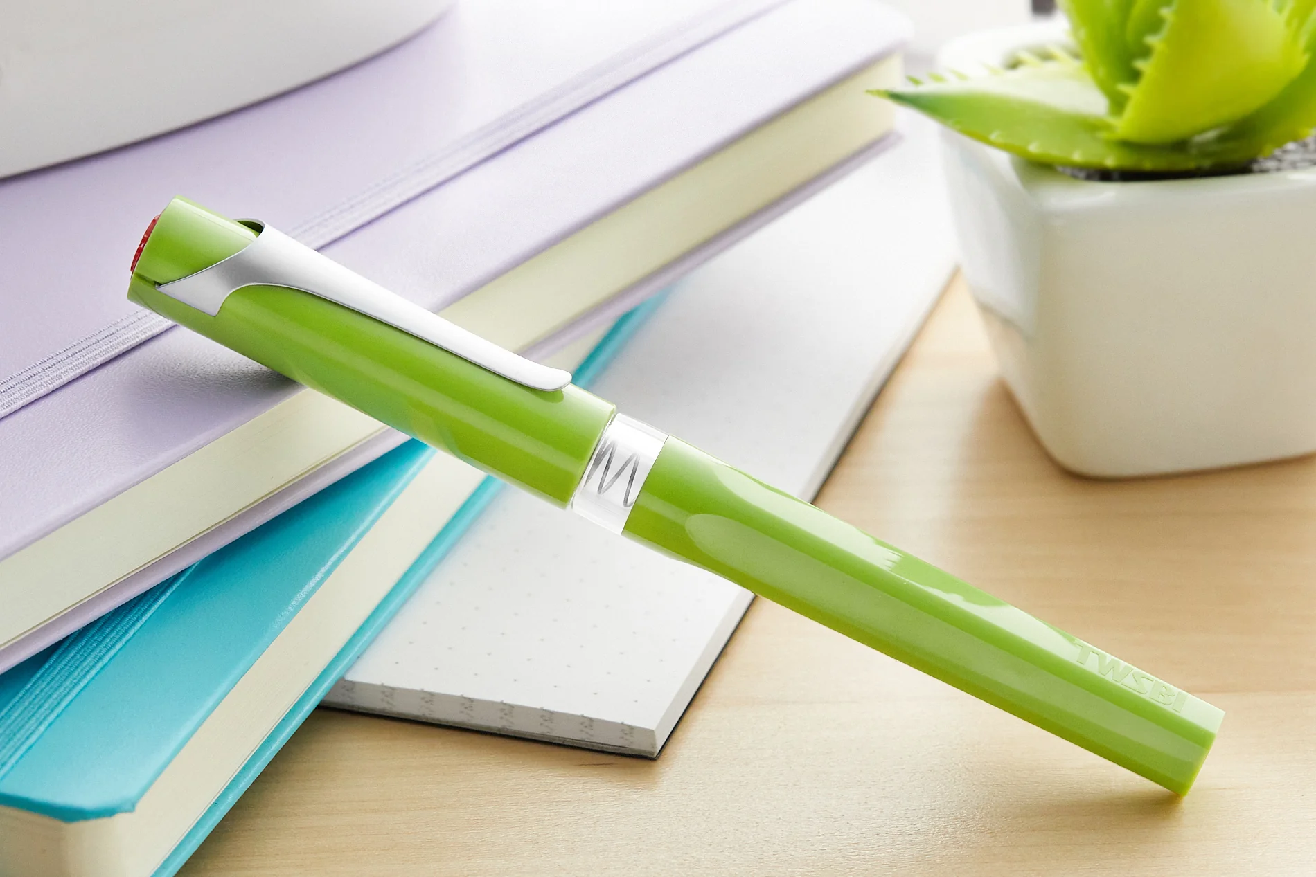 TWSBI SWIPE Fountain Pen - Pear Green - Image 6