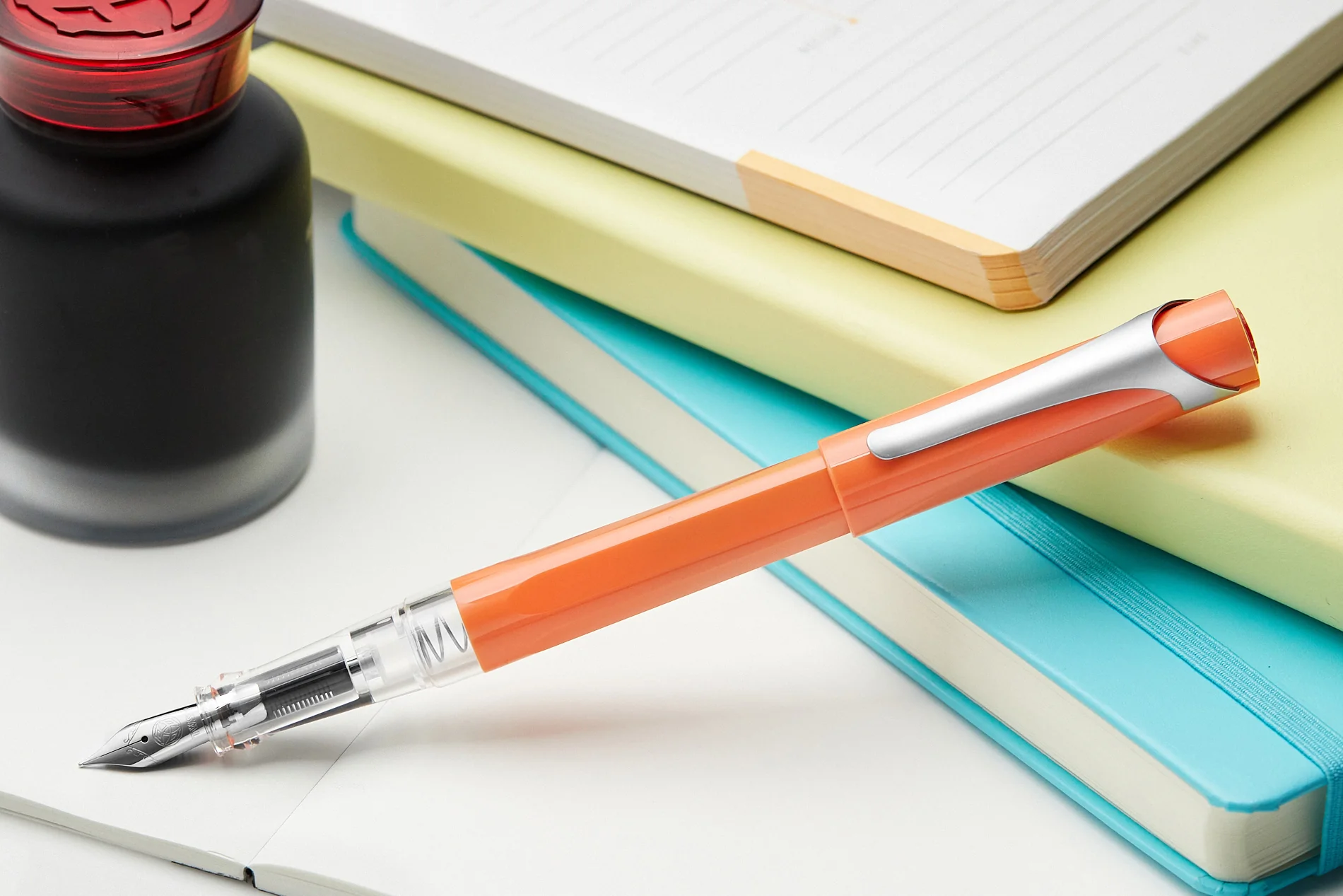 TWSBI SWIPE Fountain Pen - Salmon - Image 9