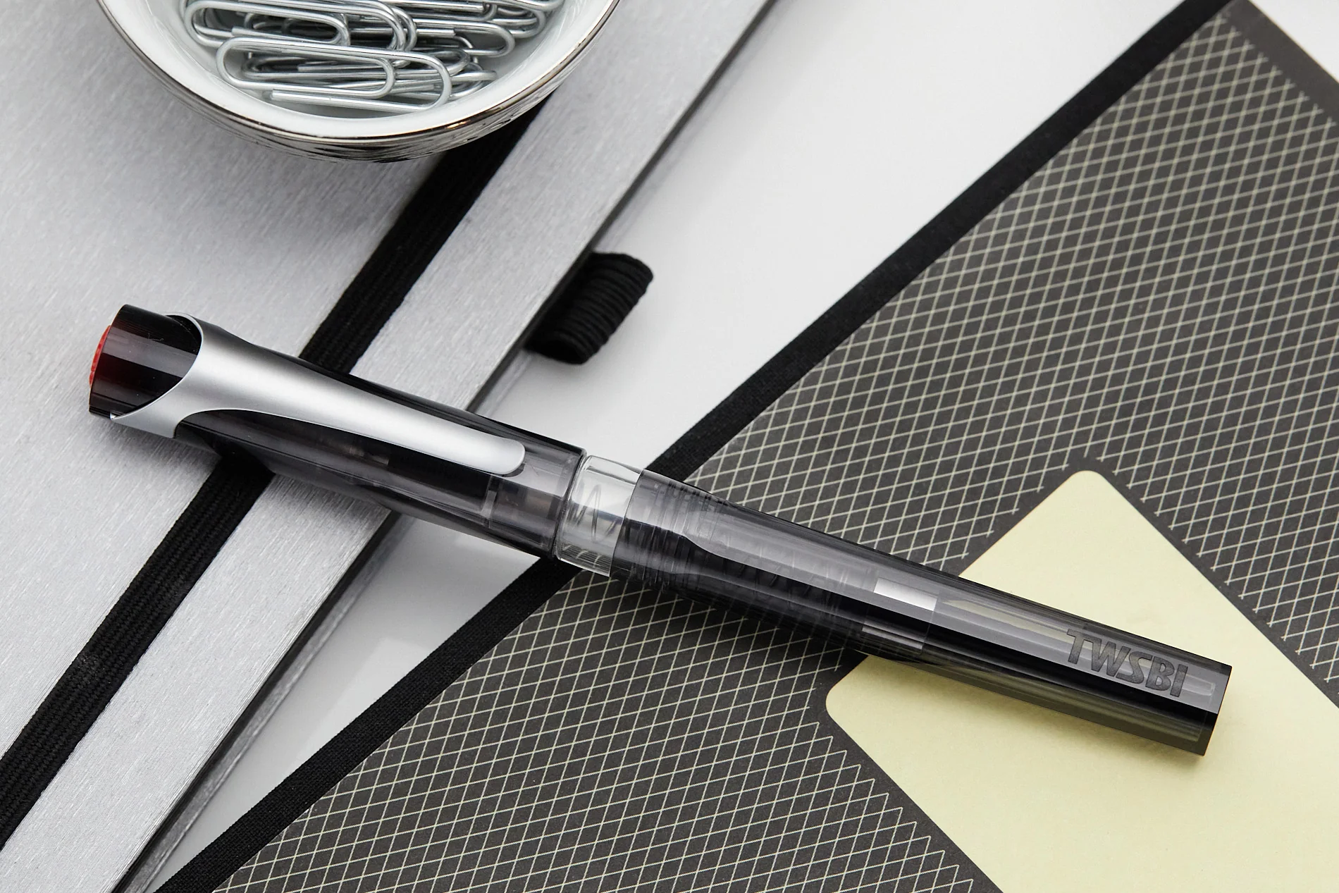 TWSBI SWIPE Fountain Pen - Smoke - Image 7