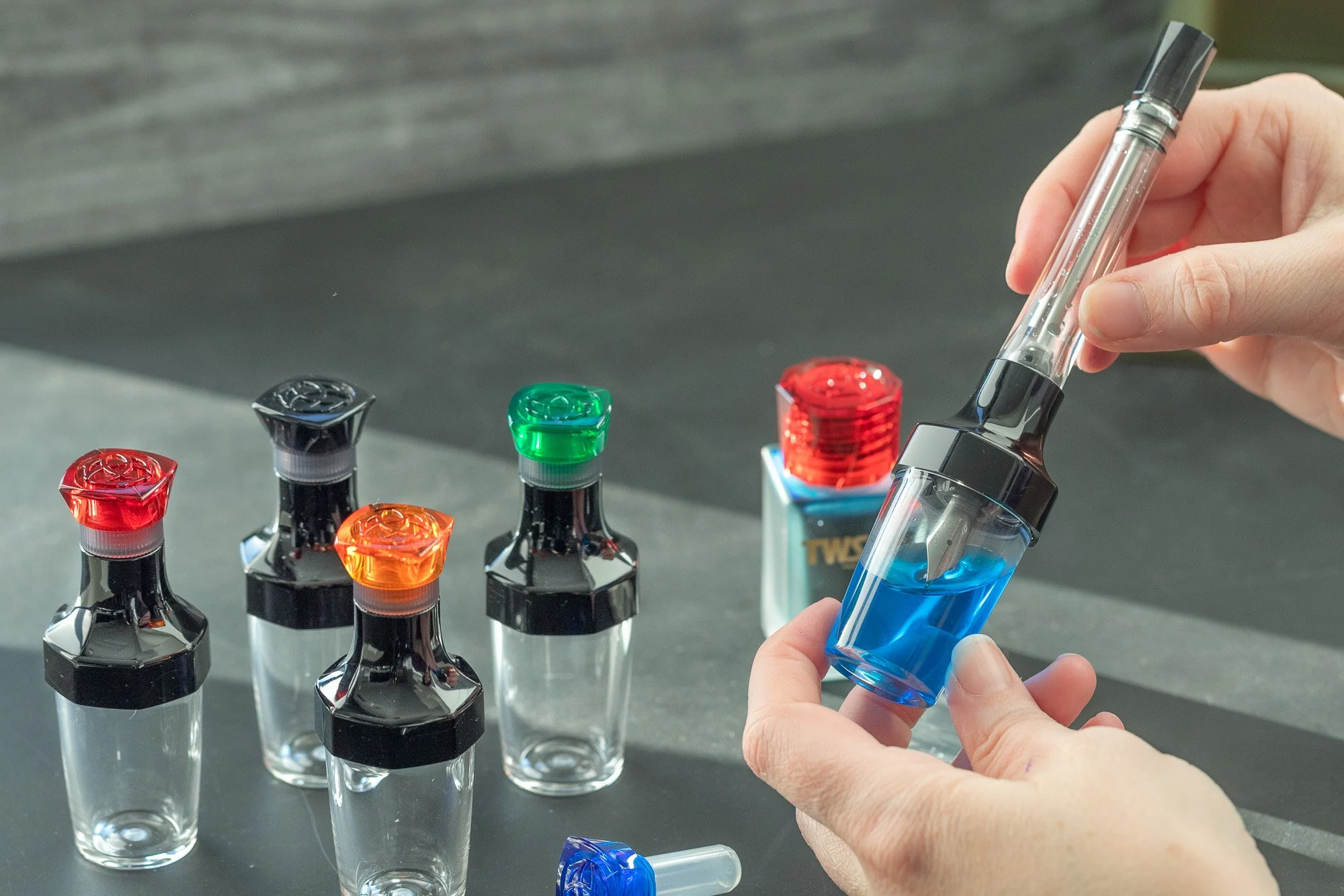 TWSBI Vac 20A Ink Bottle - Orange - Image 6