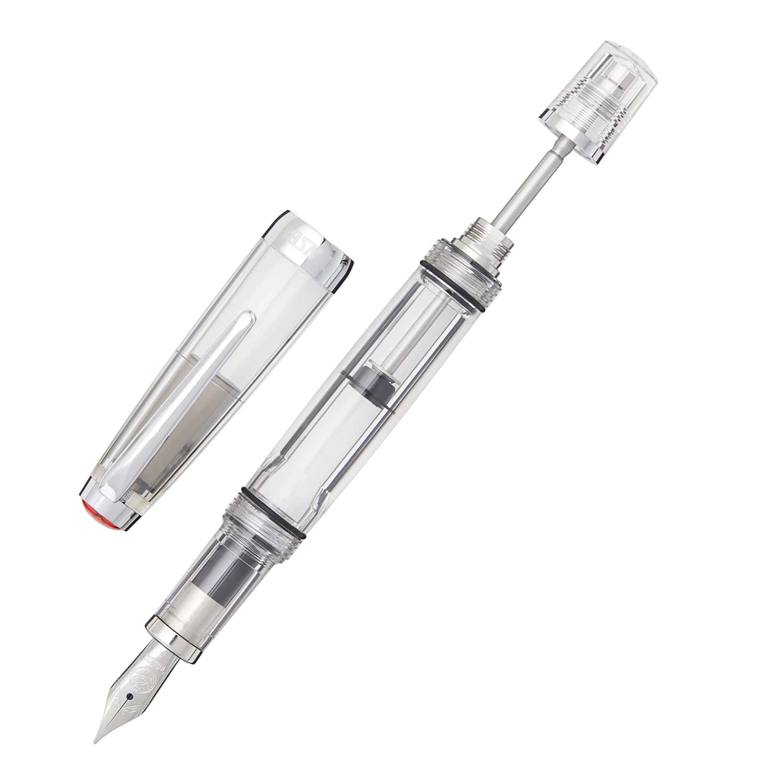 TWSBI Vac Mini Fountain Pen - Clear - Image 3