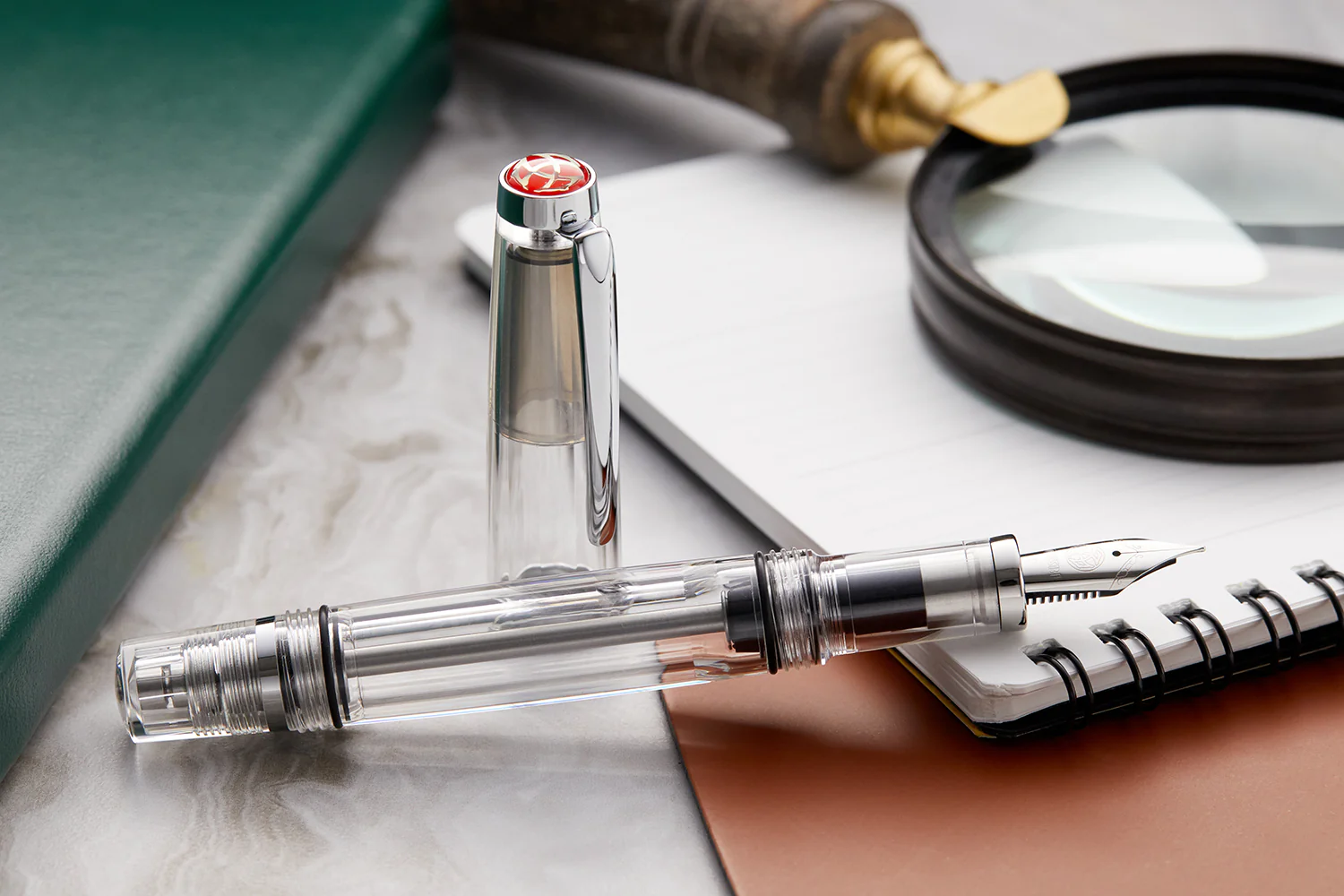 TWSBI Vac Mini Fountain Pen - Clear - Image 9