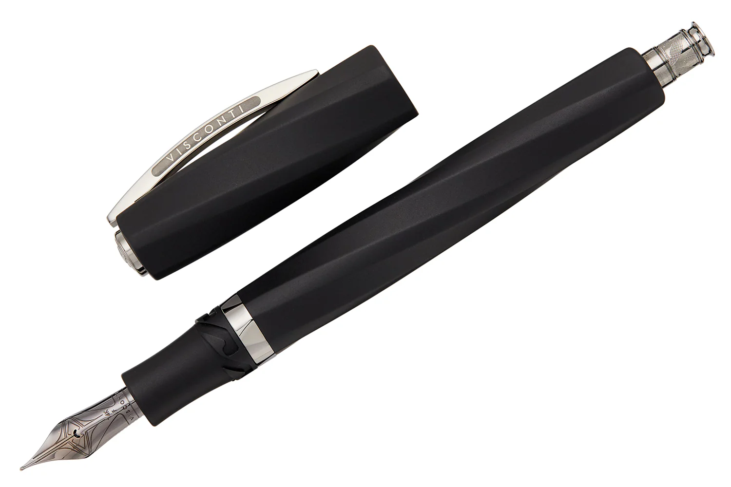 Visconti Divina Fountain Pen - Matte Black - Image 11