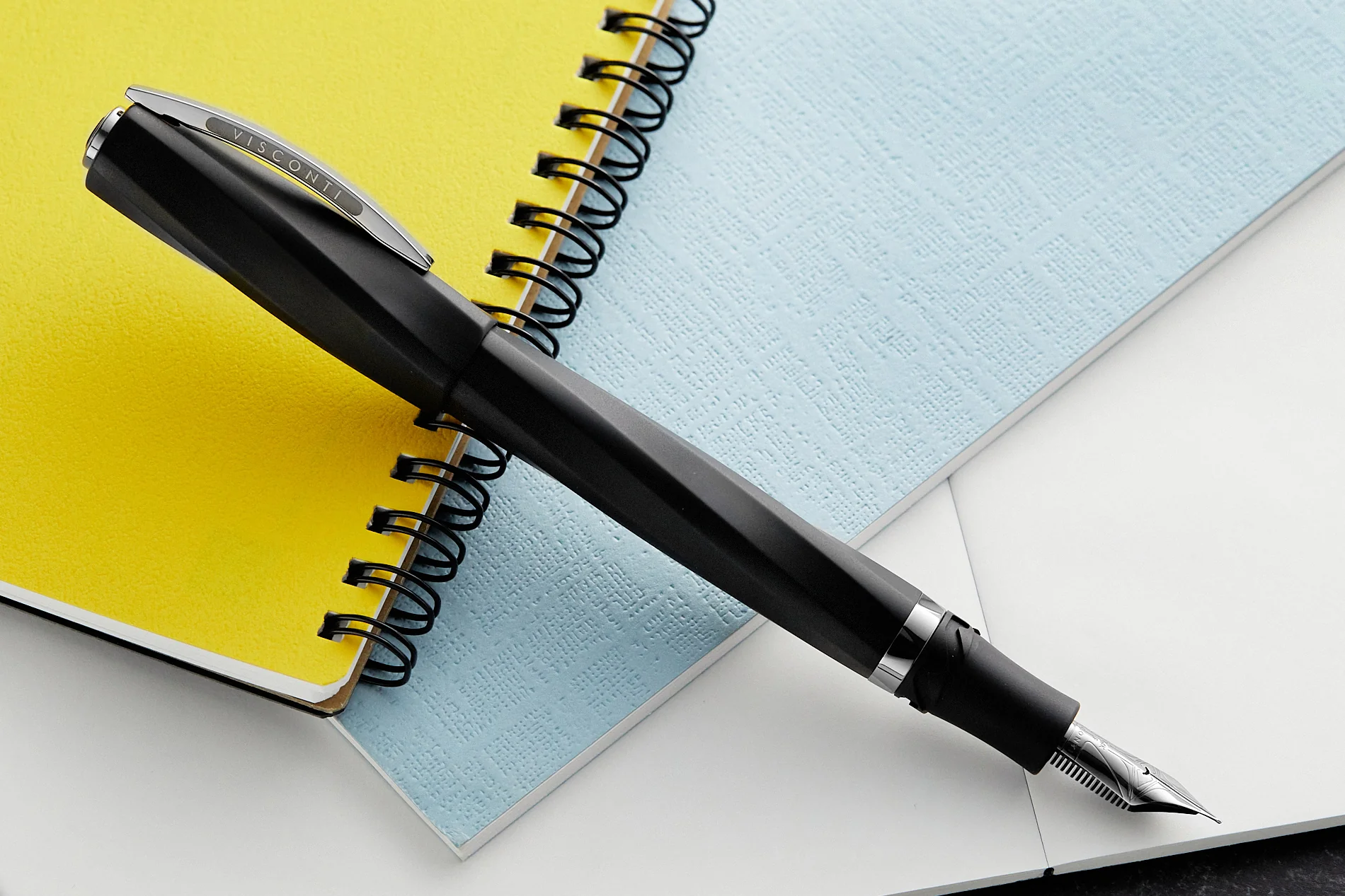 Visconti Divina Fountain Pen - Matte Black - Image 4