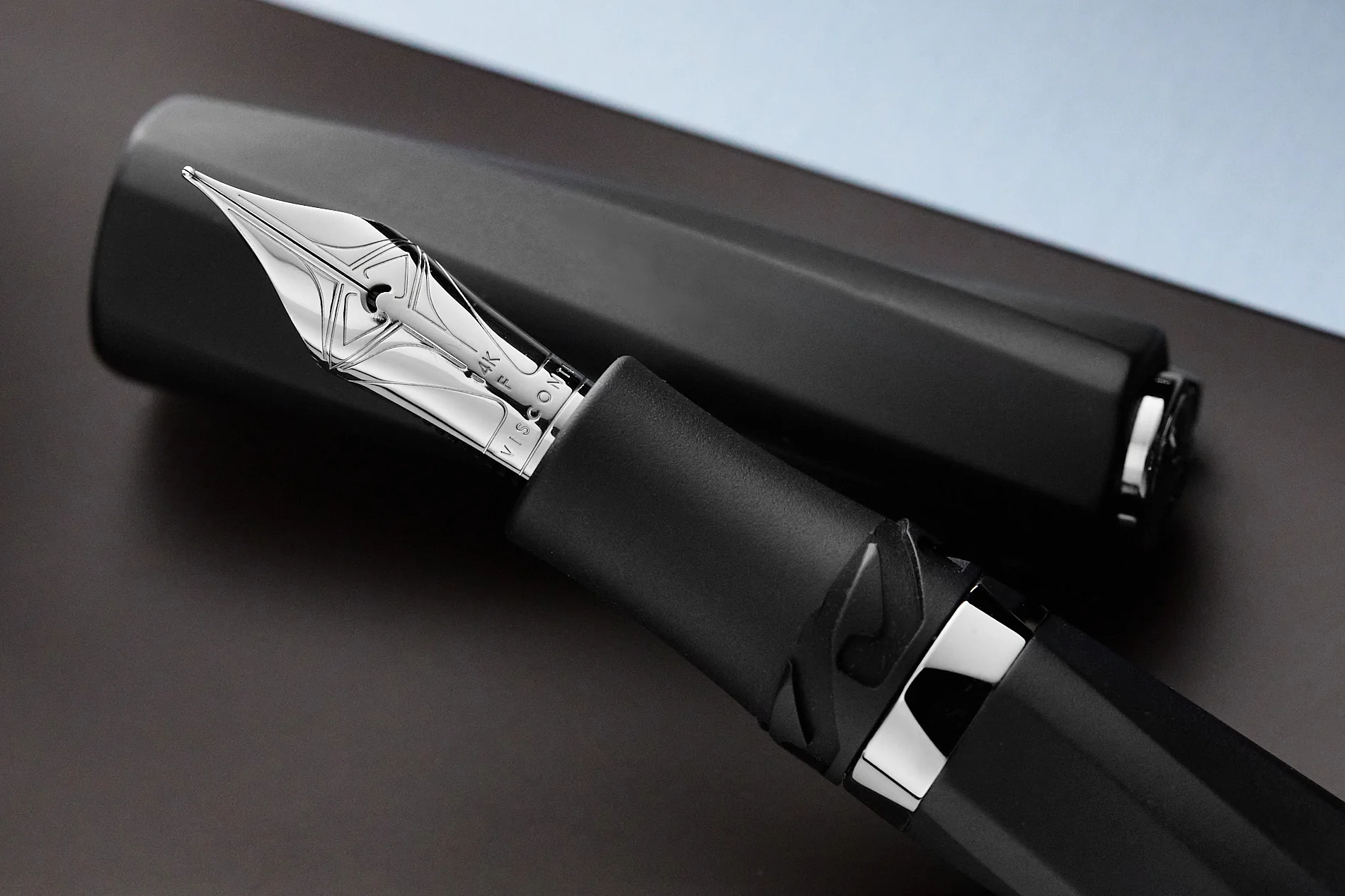 Visconti Divina Fountain Pen - Matte Black - Image 5