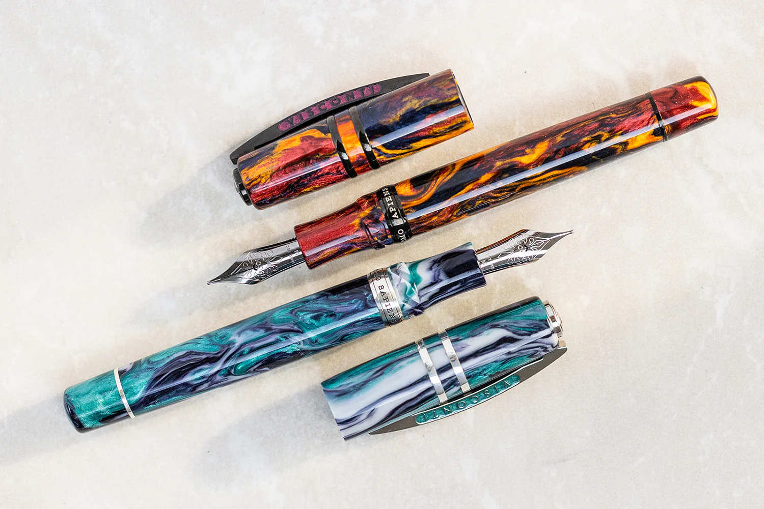 Visconti Homo Sapiens Earth Origins Fountain Pen - Air (Limited Edition) - Image 11