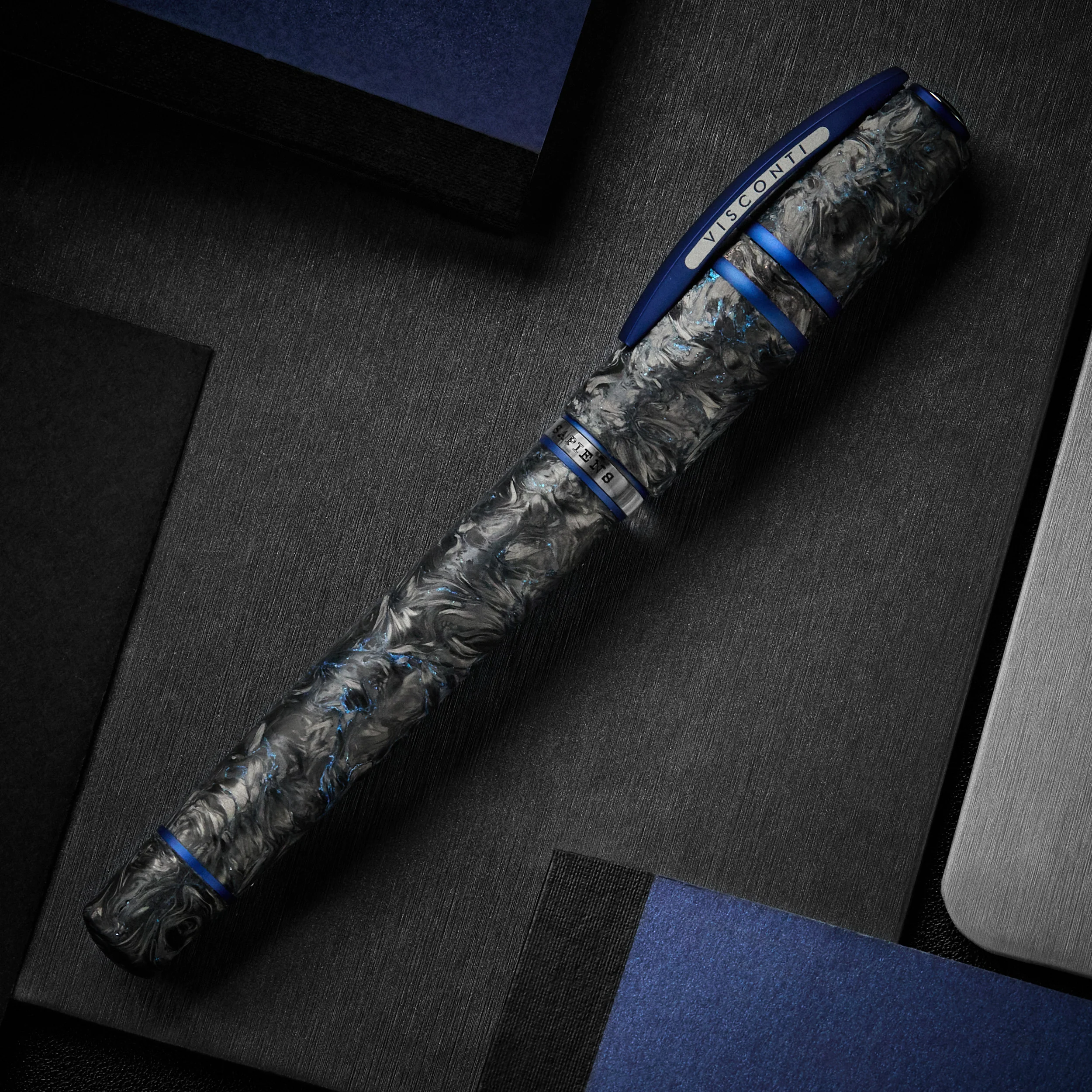 Visconti Homo Sapiens Fountain Pen - Carbon Abyssus (Limited Edition) - Image 2