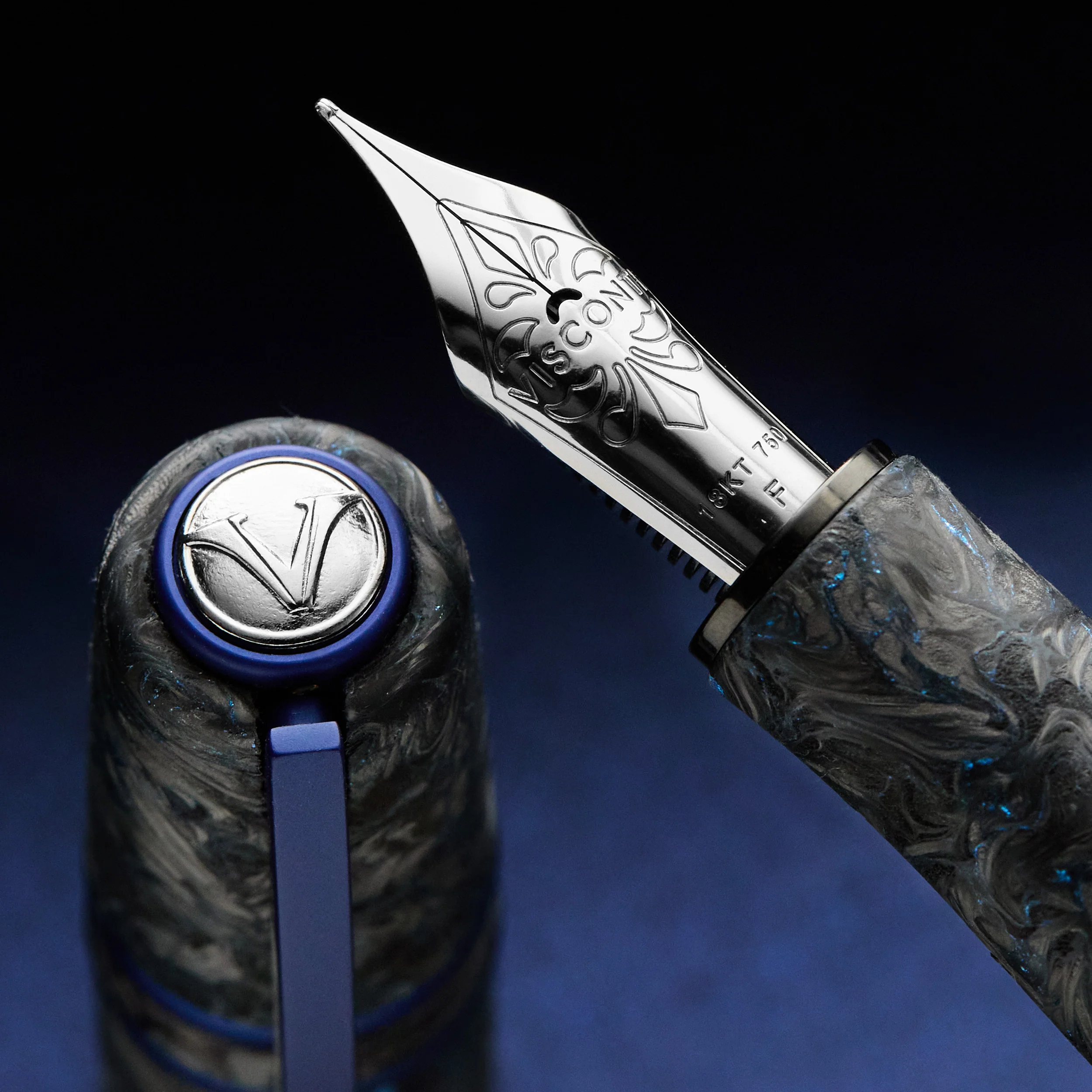 Visconti Homo Sapiens Fountain Pen - Carbon Abyssus (Limited Edition) - Image 6