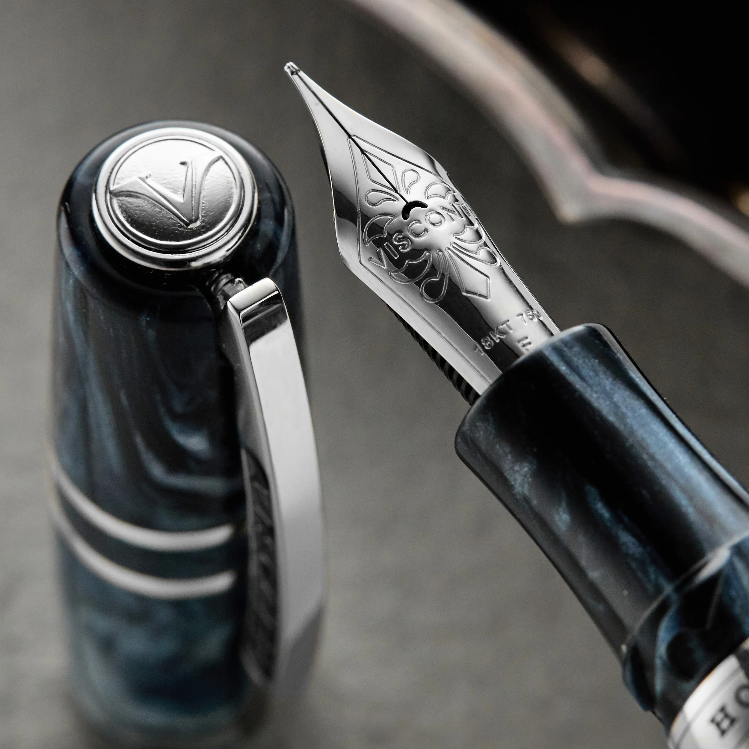 Visconti Homo Sapiens Fountain Pen - Dark Sapphire (Limited Edition) - Image 3