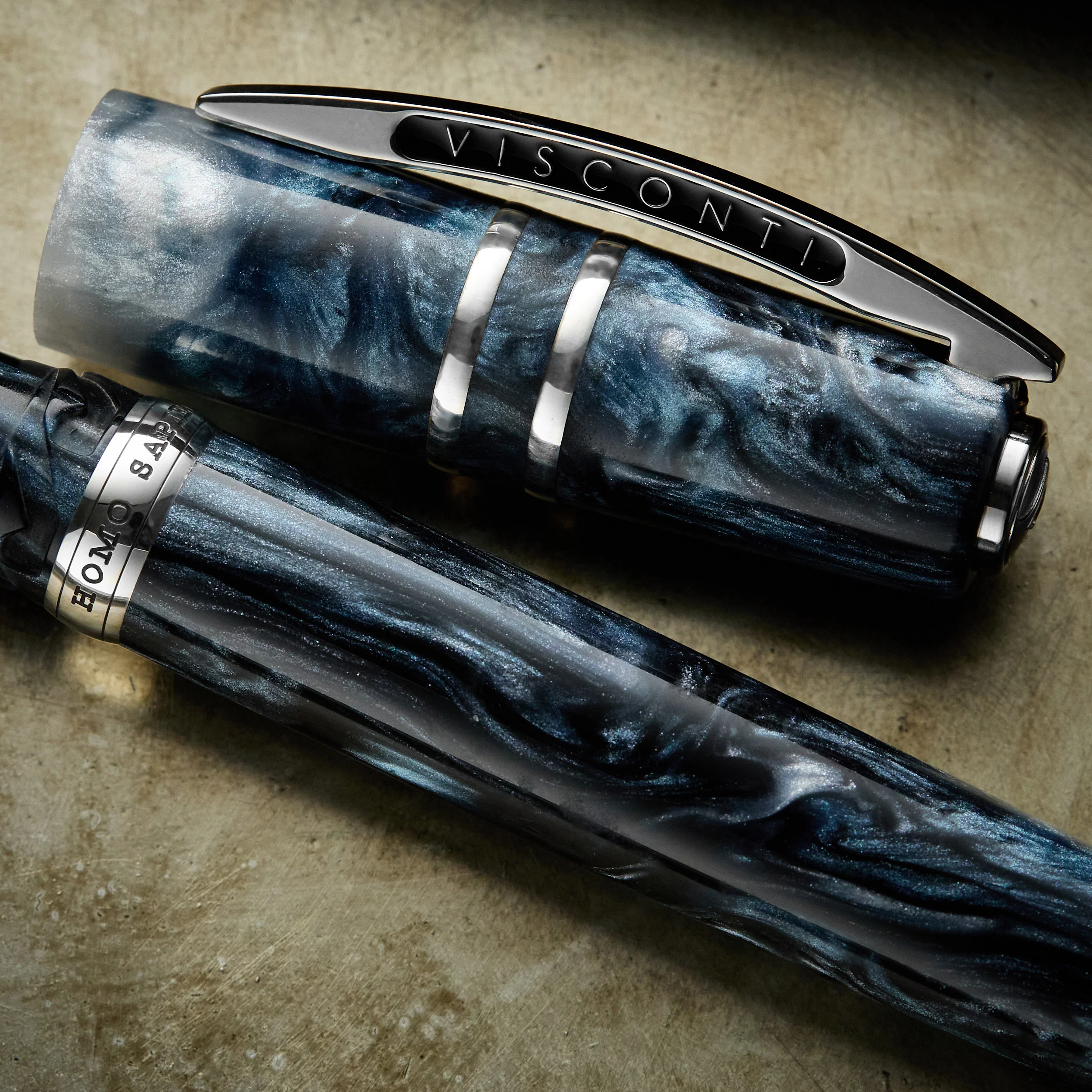 Visconti Homo Sapiens Fountain Pen - Dark Sapphire (Limited Edition) - Image 4