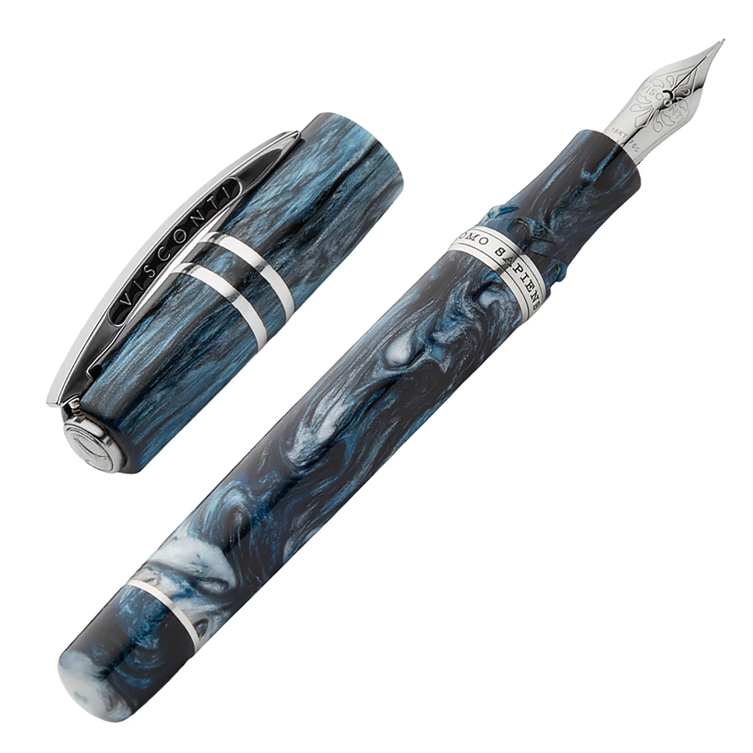Visconti Homo Sapiens Fountain Pen - Dark Sapphire (Limited Edition) - Image 9