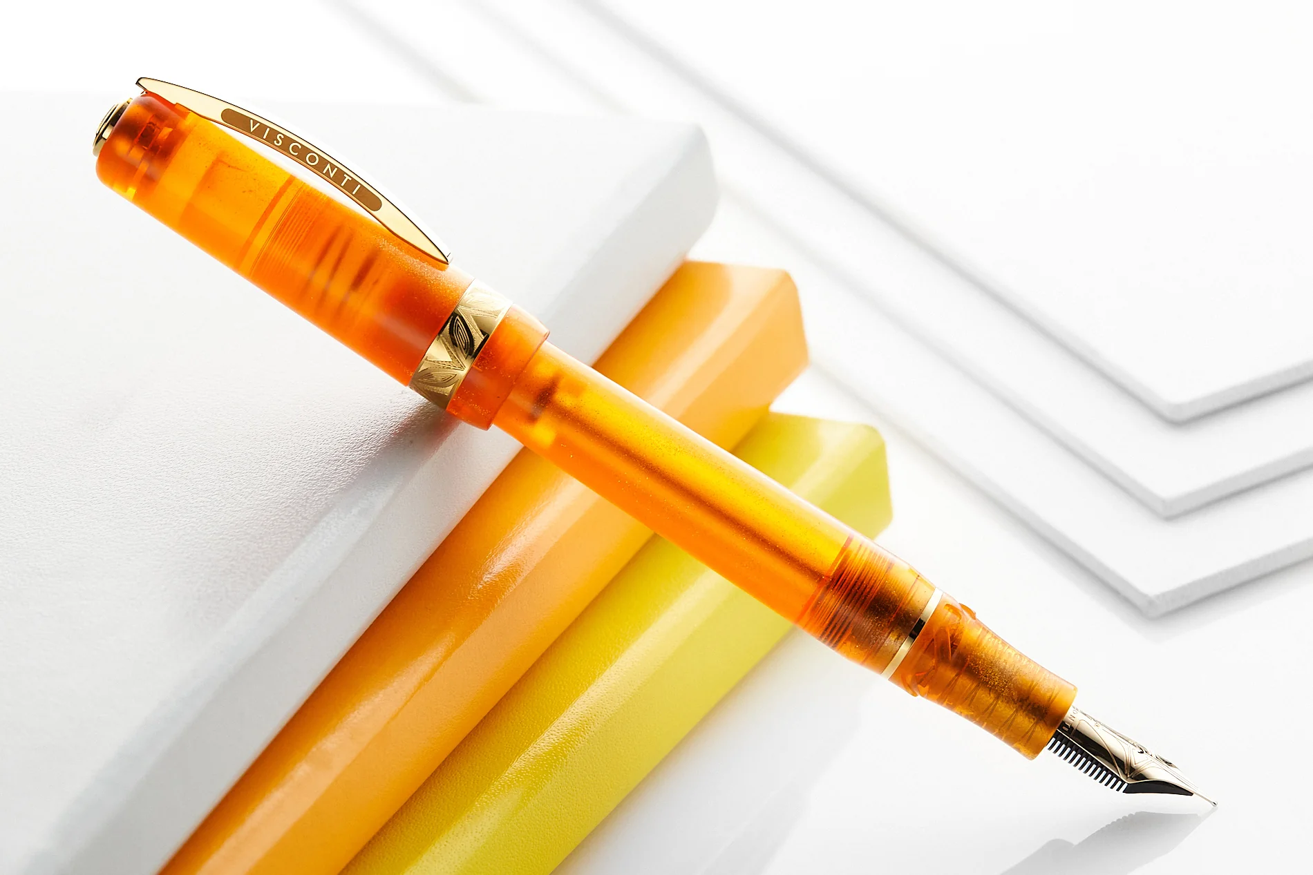 Visconti Kaleido Fountain Pen - Fire Opal - Image 2