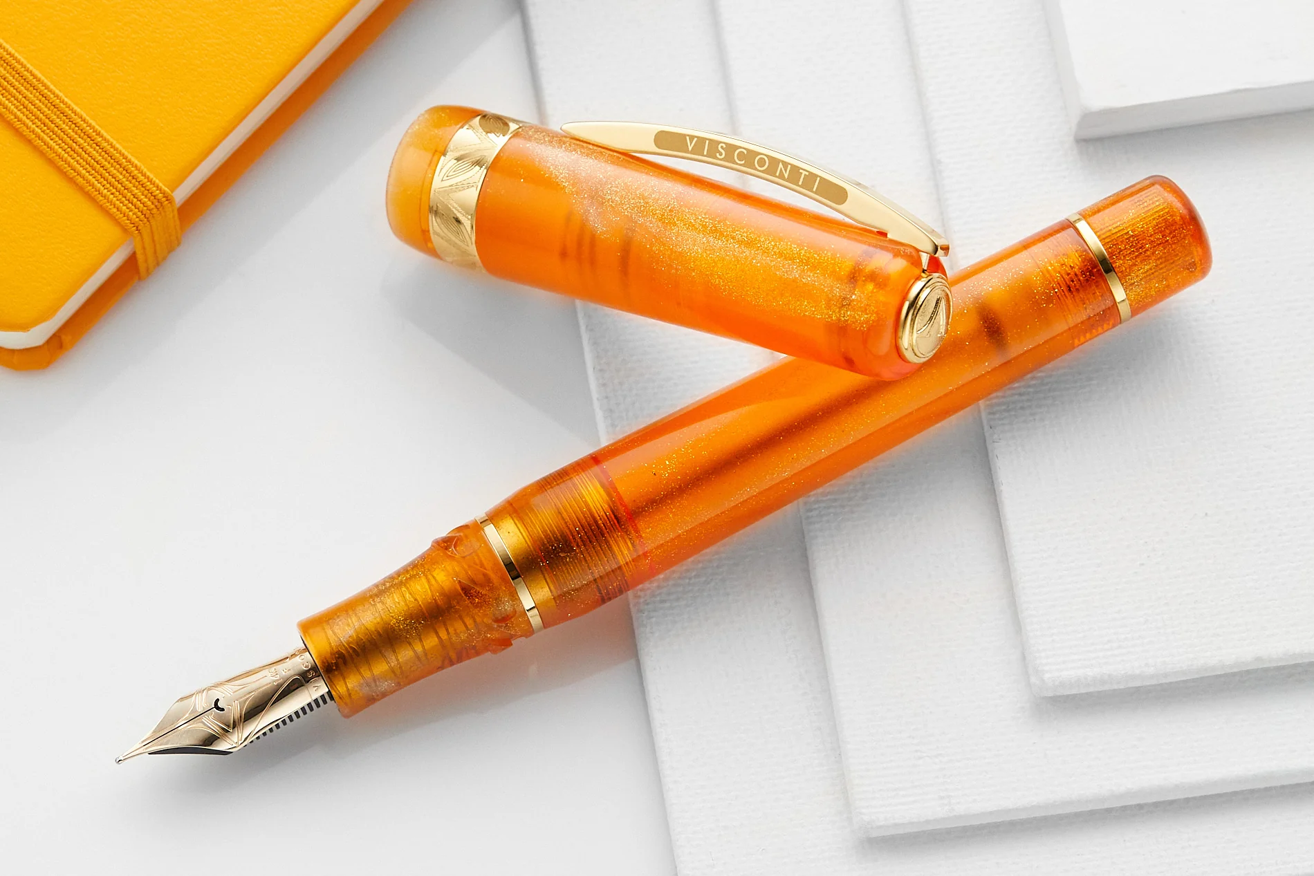 Visconti Kaleido Fountain Pen - Fire Opal - Image 4