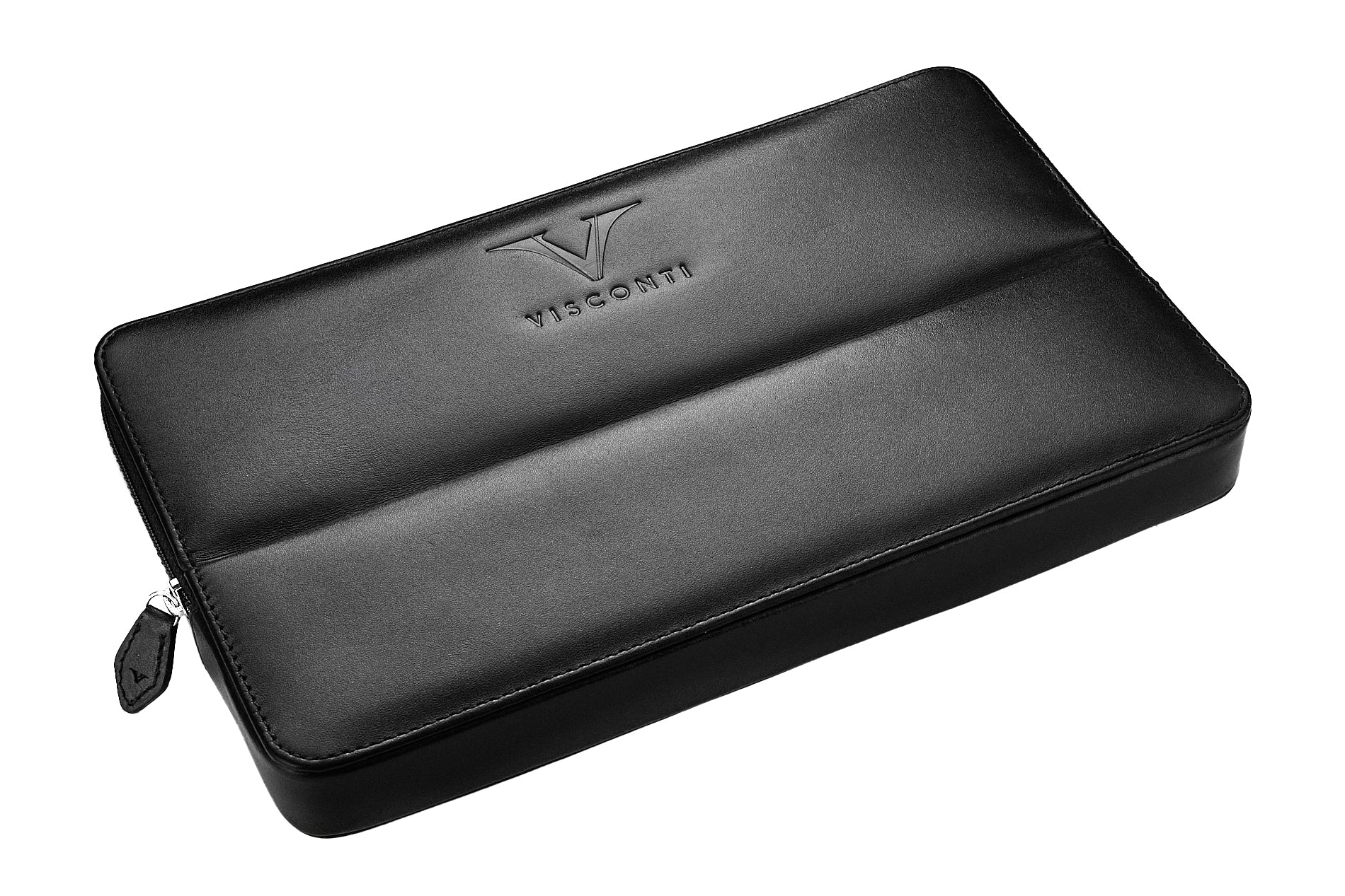 Visconti Leather 12 Pen Case - Black - Image 5