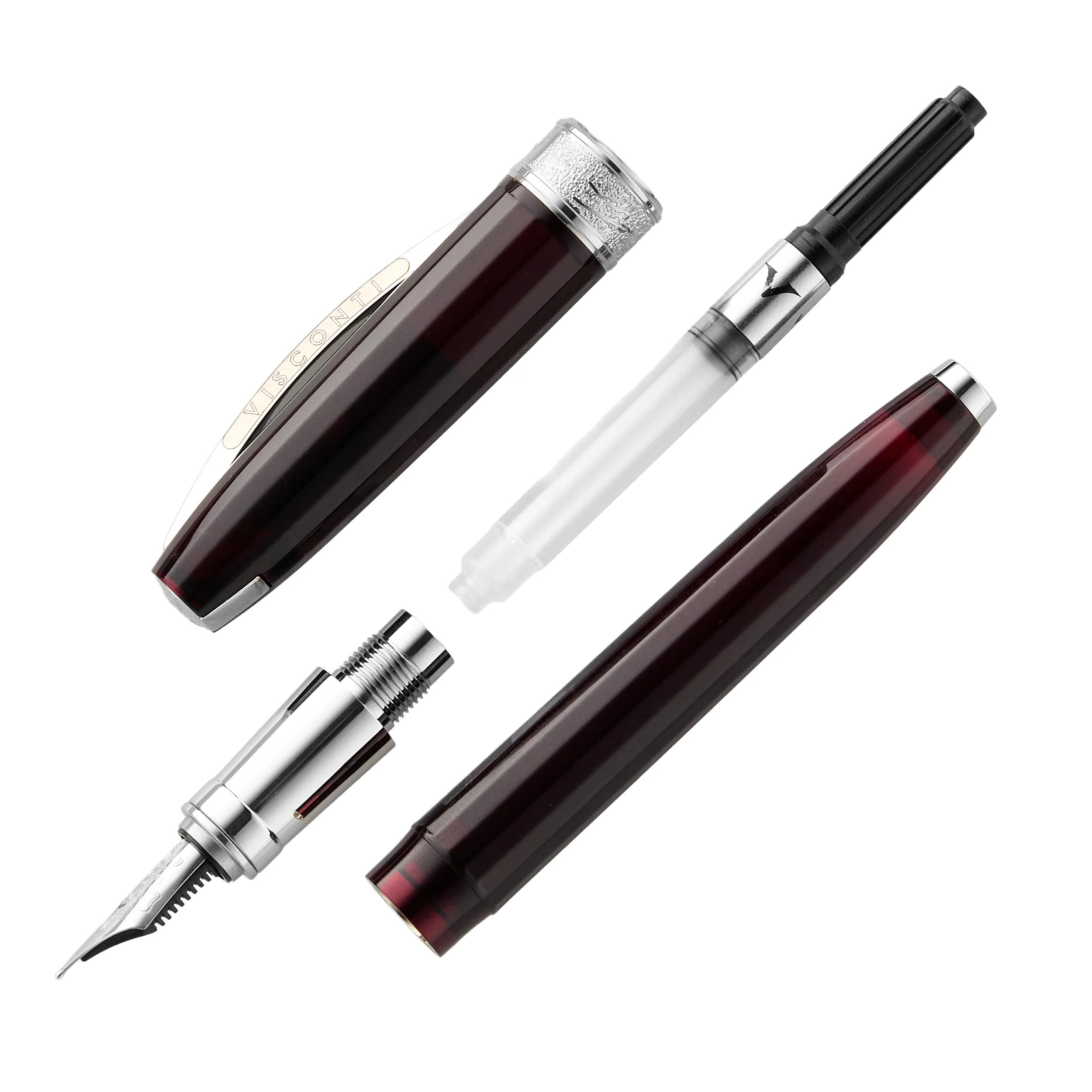 Visconti Michelangelo Fountain Pen - Red - Image 3