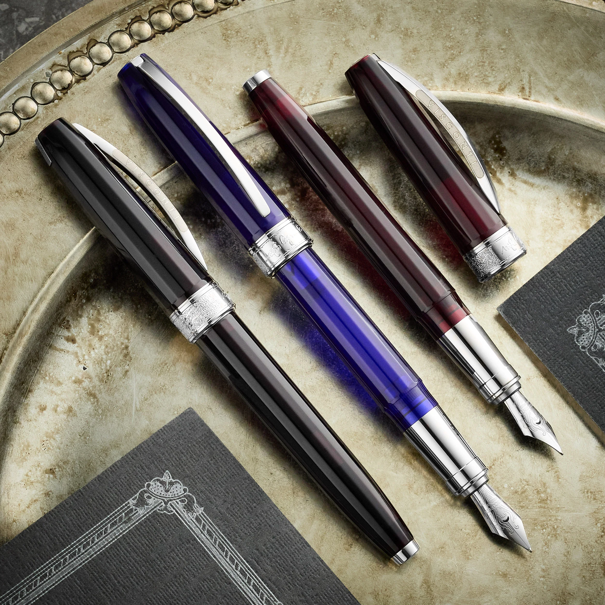Visconti Michelangelo Fountain Pen - Red - Image 9