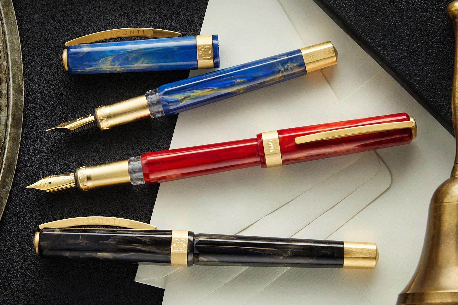 Visconti Opera Gold Fountain Pen - Blue - Image 14