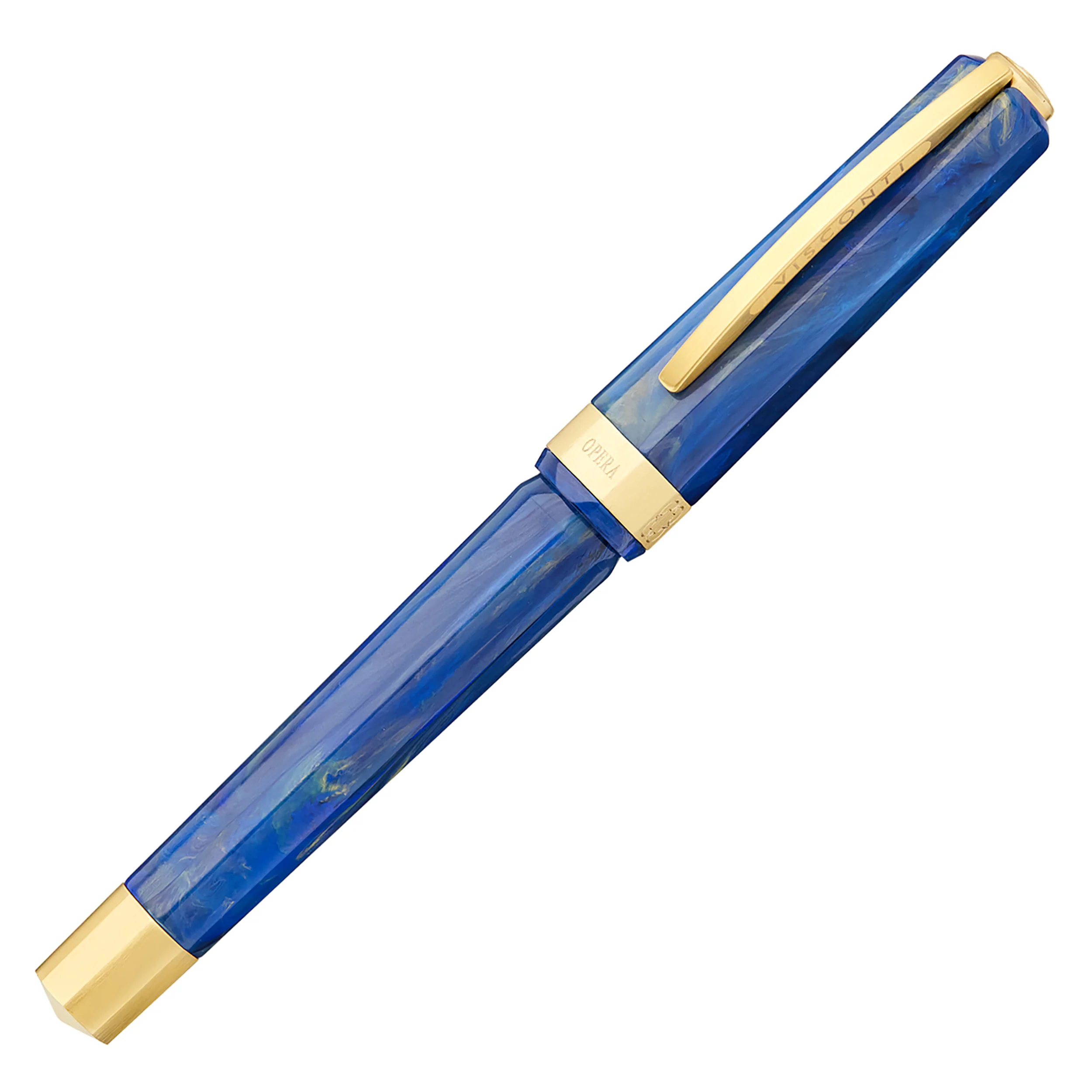 Visconti Opera Gold Fountain Pen - Blue - Image 2