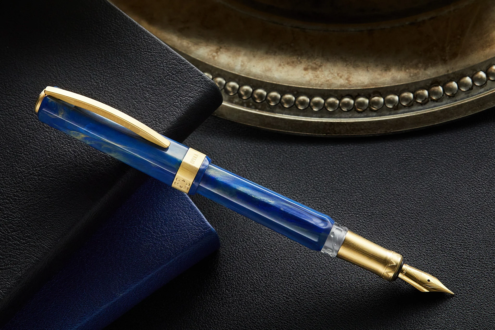 Visconti Opera Gold Fountain Pen - Blue - Image 6