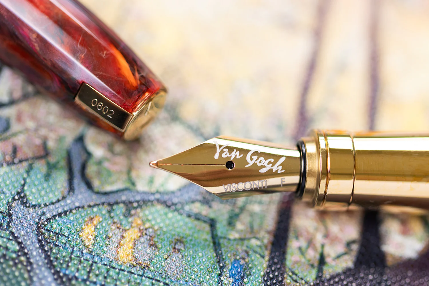 Visconti Van Gogh Fountain Pen - Flowering Plum Orchard - Image 8