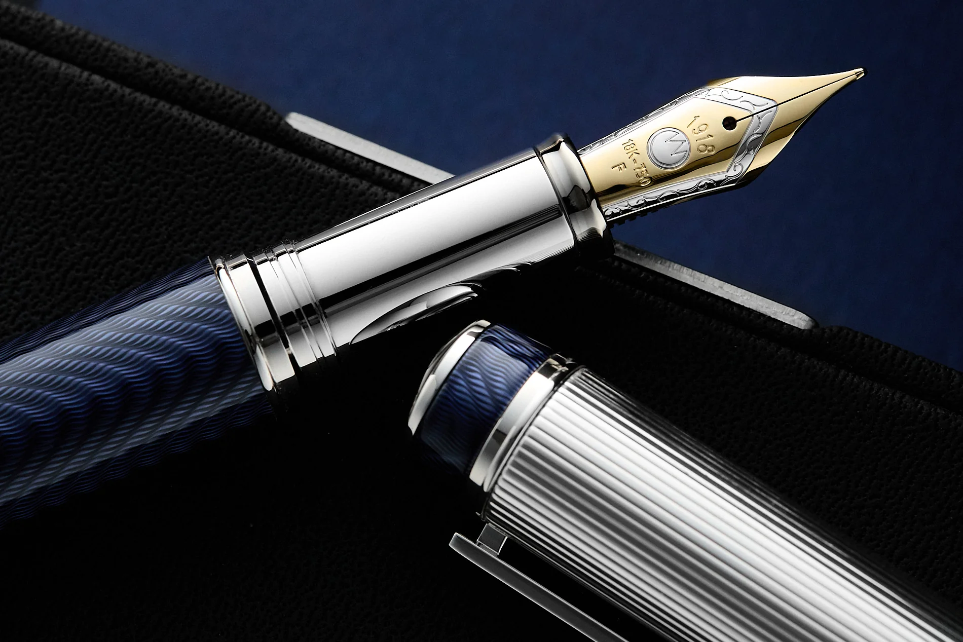 Waldmann Grandeur Fountain Pen - Ocean Blue - Image 4