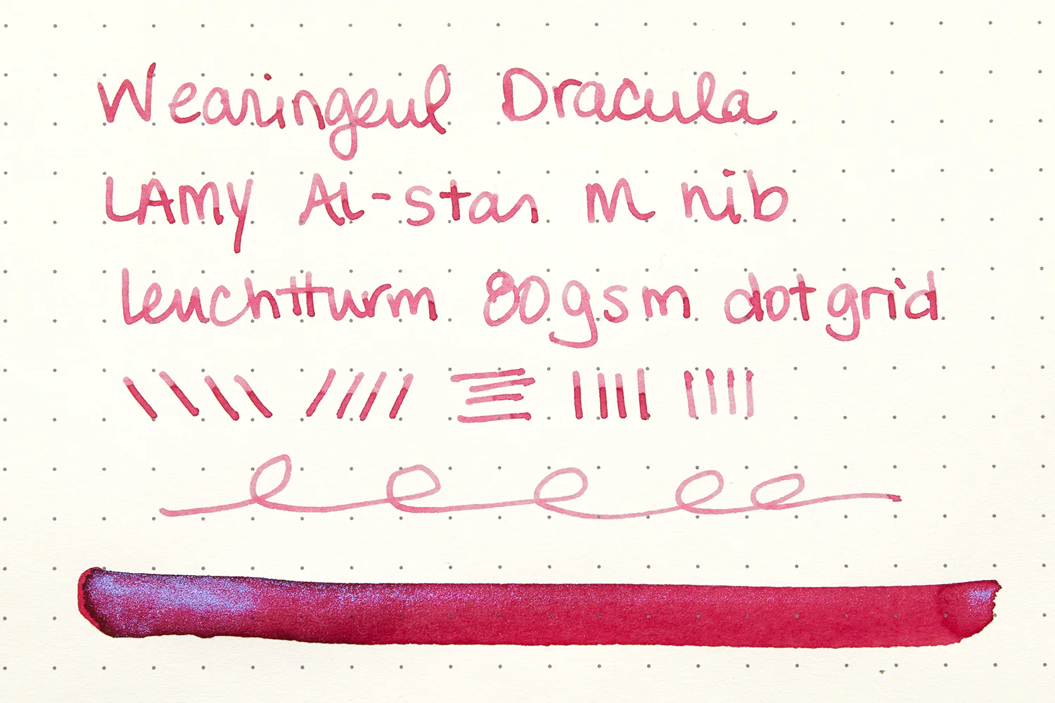 Wearingeul Dracula - Ink Sample - Image 8