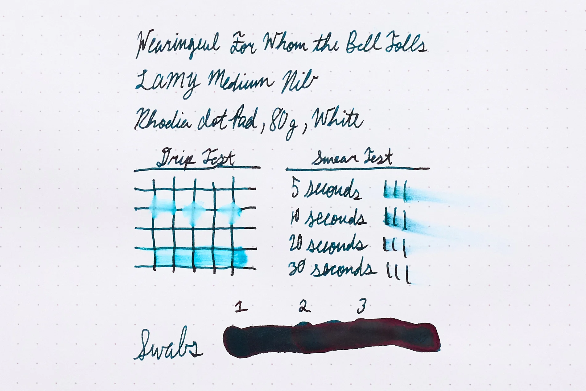 Wearingeul For Whom the Bell Tolls - 30ml Bottled Ink - Image 6