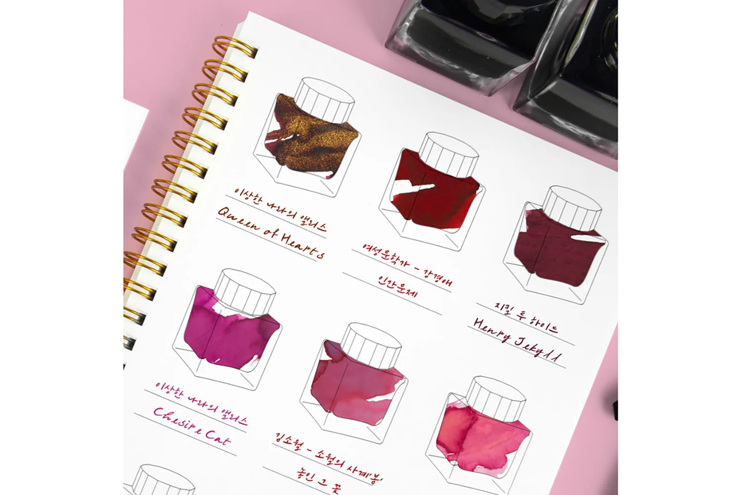 Wearingeul Ink Color Swatch A5 Notebook - Image 6