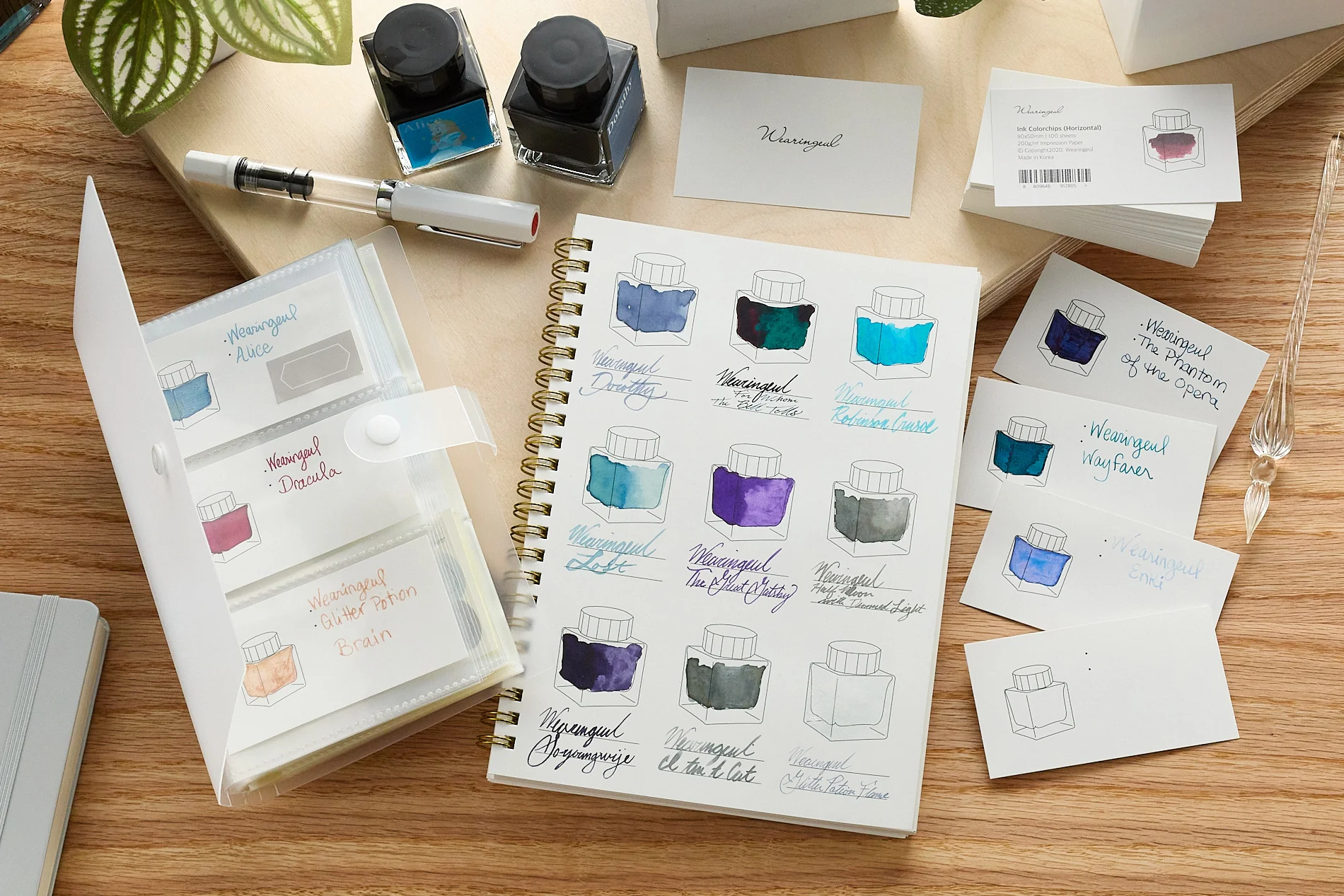 Wearingeul Ink Color Swatch A5 Notebook - Image 8