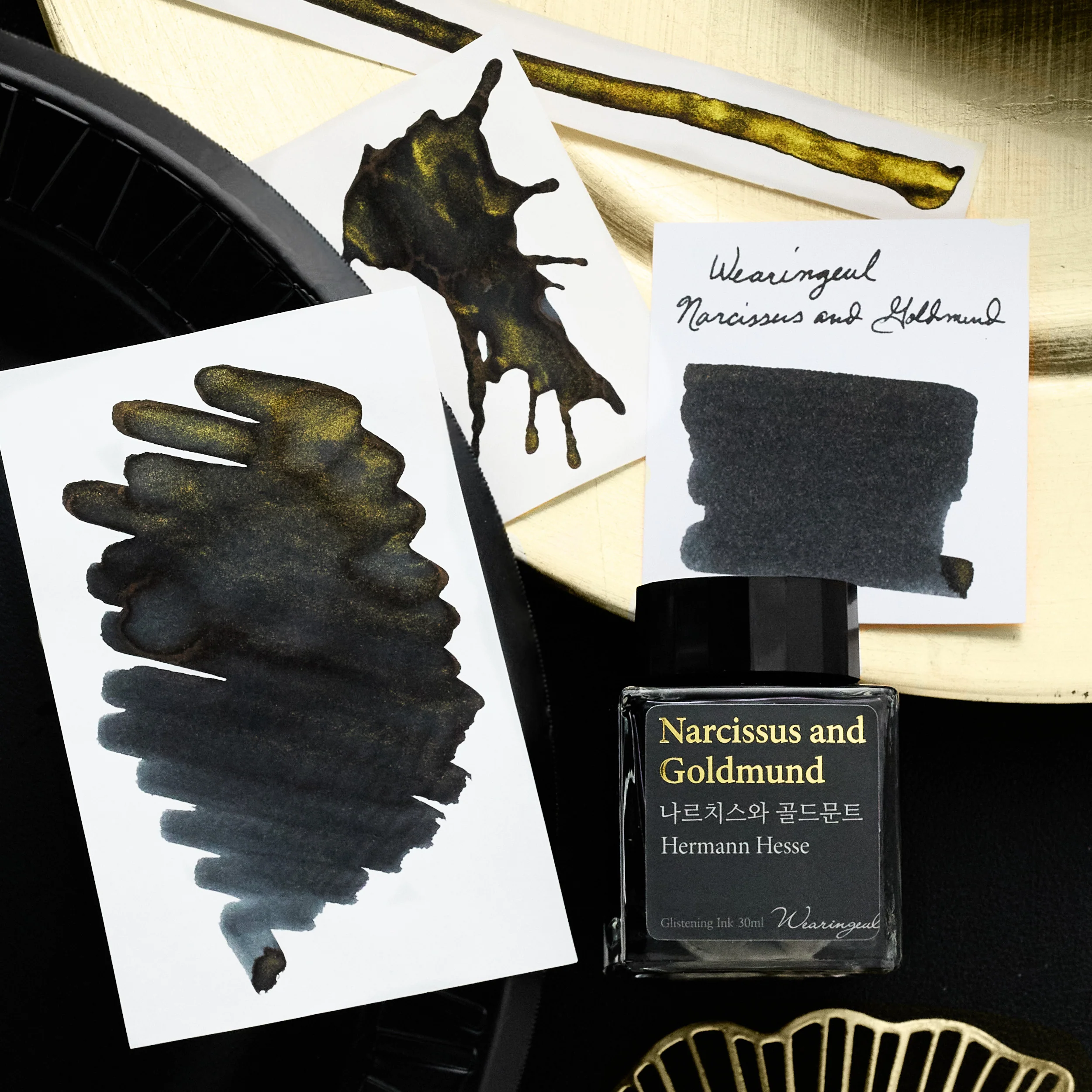 Wearingeul Narcissus and Goldmund - 30ml Bottled Ink - Image 8