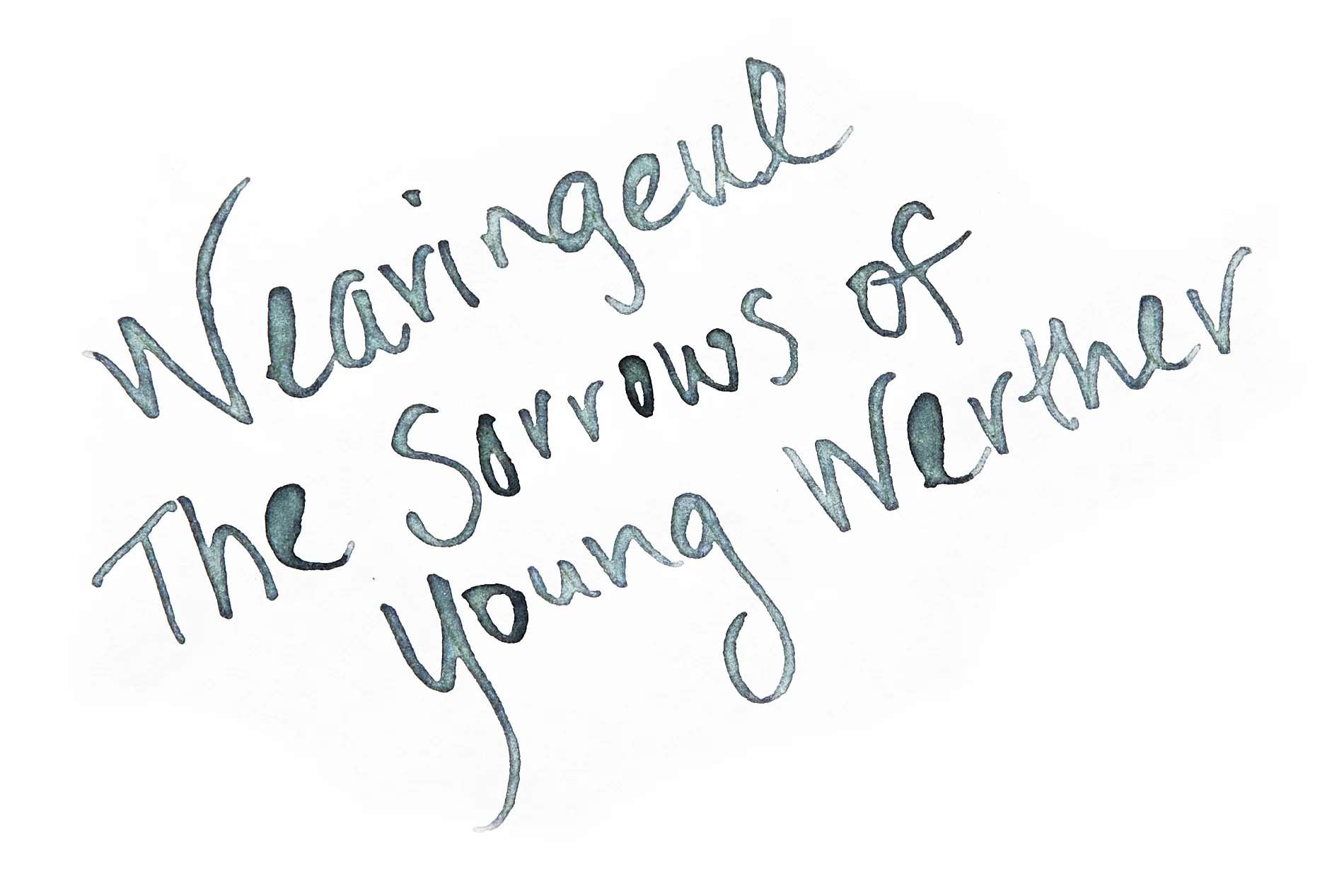 Wearingeul The Sorrows of Young Werther - Ink Sample - Image 7